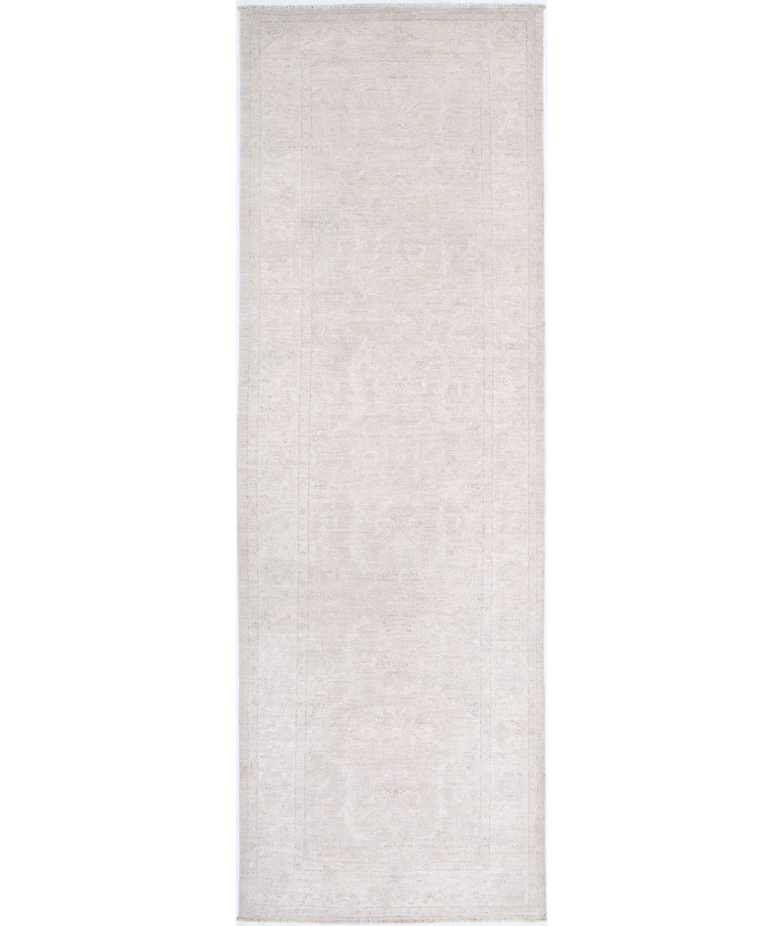 Hand Knotted Fine Serenity Wool Rug - 3'1'' x 10'6''