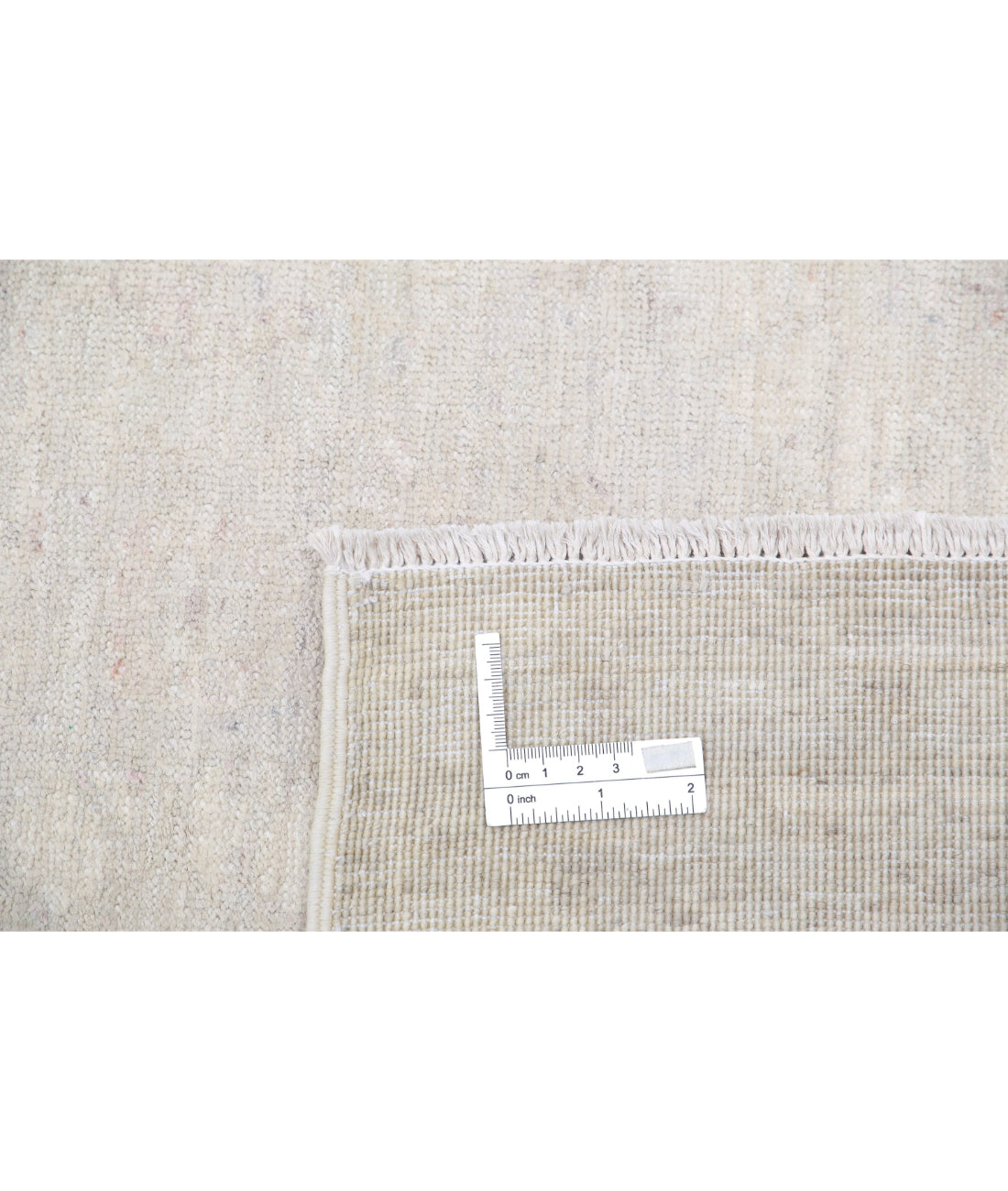 Hand Knotted Fine Serenity Wool Rug - 2'10'' x 10'0'' 2'10'' x 10'0'' (85 X 300) / Grey / Ivory