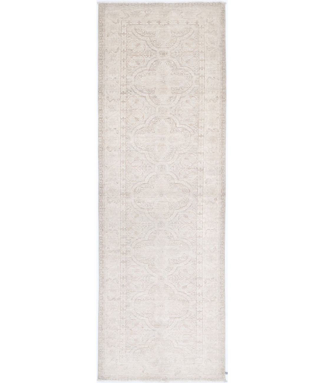 Hand Knotted Fine Serenity Wool Rug - 3'0'' x 10'1''