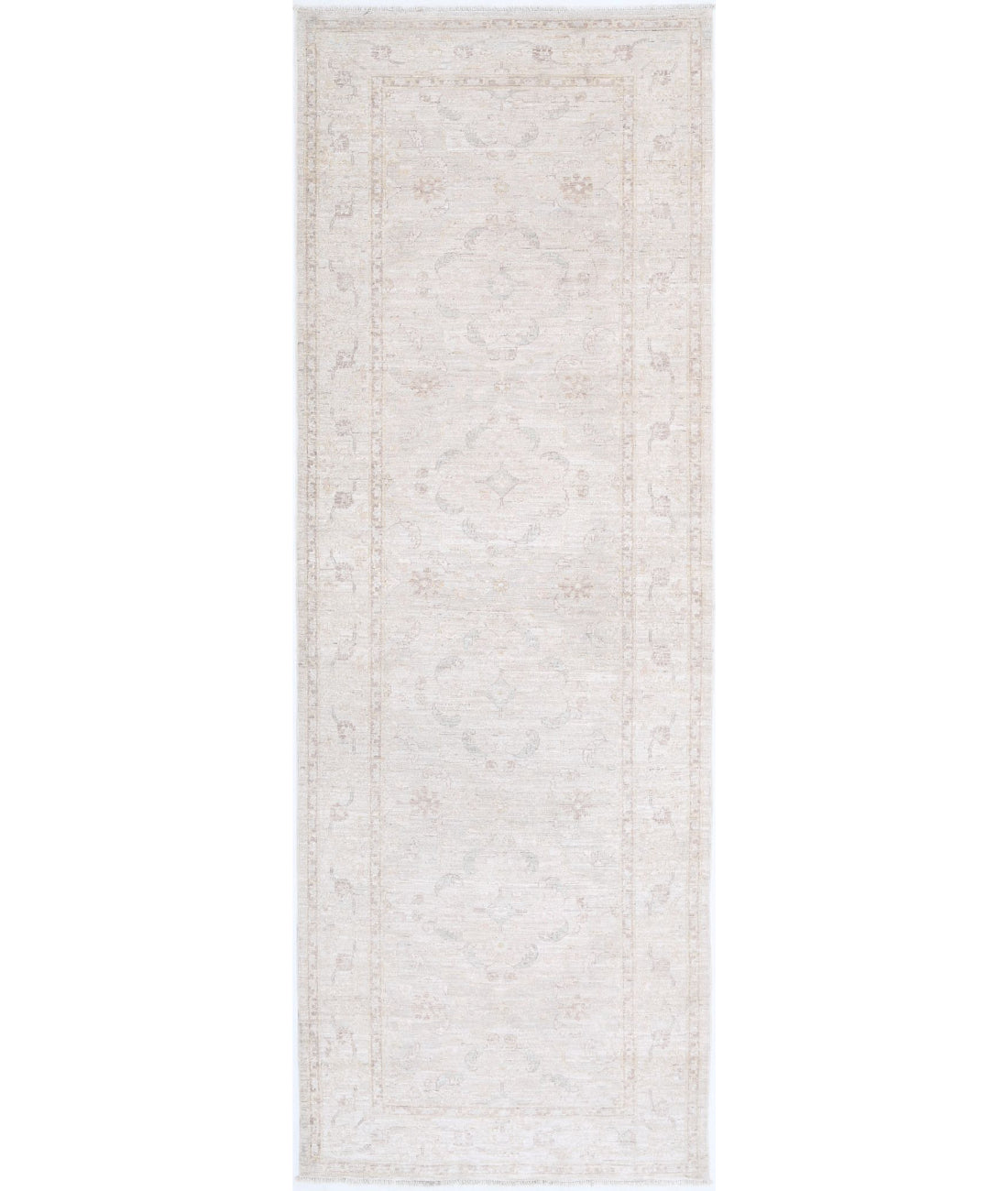 Hand Knotted Fine Serenity Wool Rug - 3'4'' x 9'10''