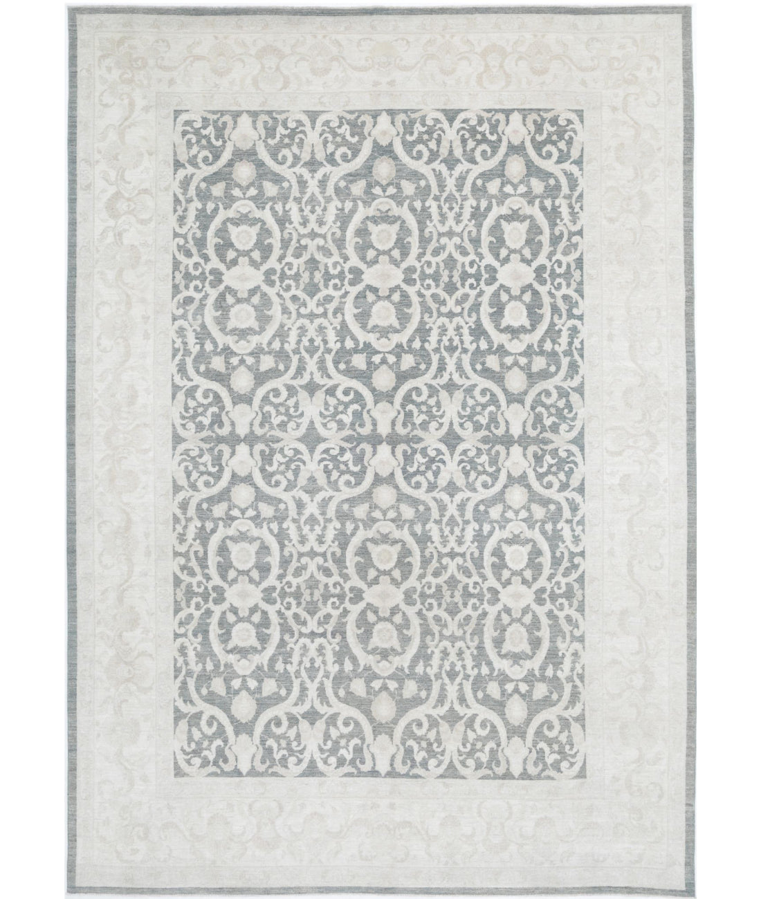Hand Knotted Fine Serenity Wool Rug - 8'9'' x 12'6''
