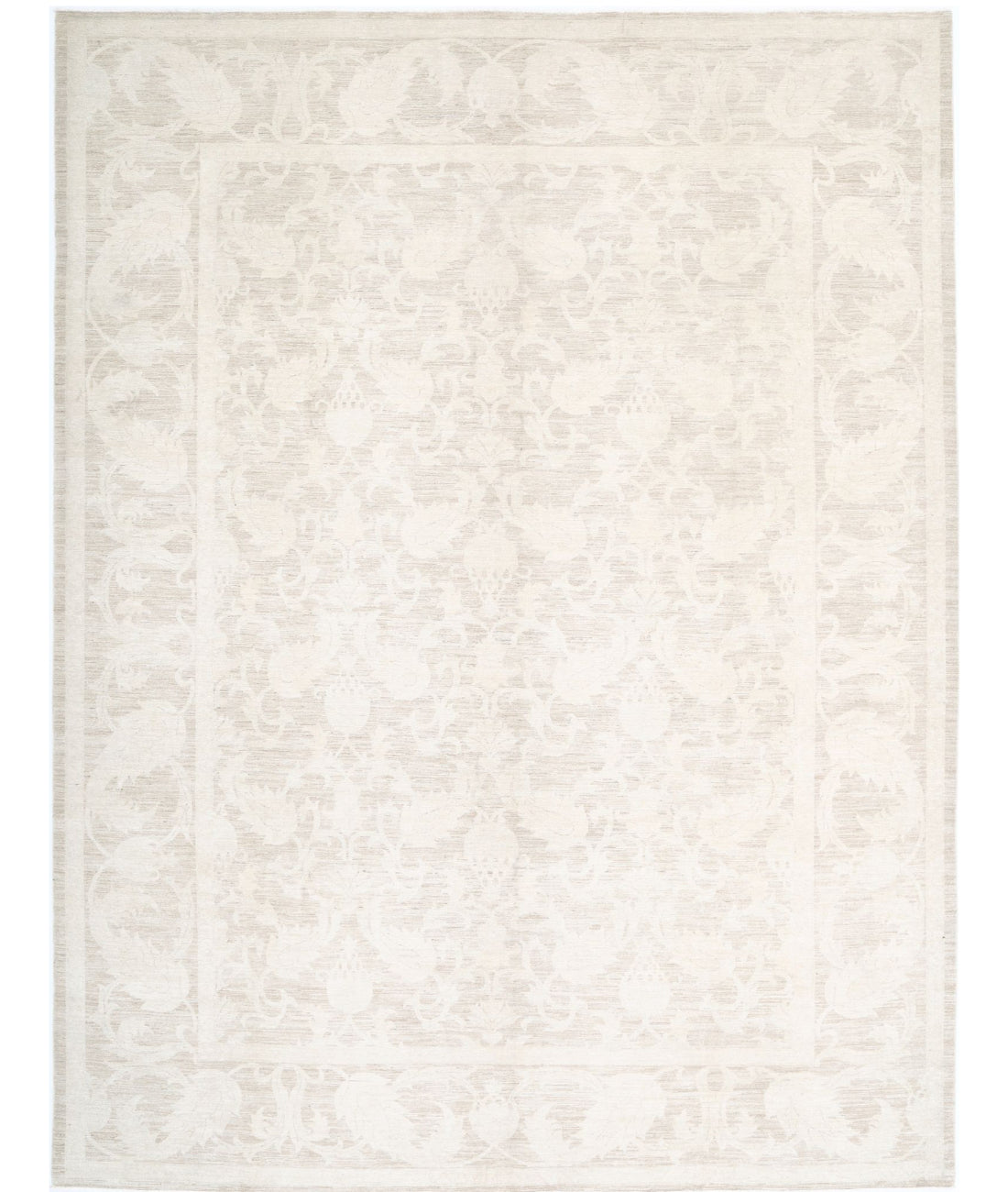 Hand Knotted Fine Serenity Wool Rug - 9'0'' x 11'8''