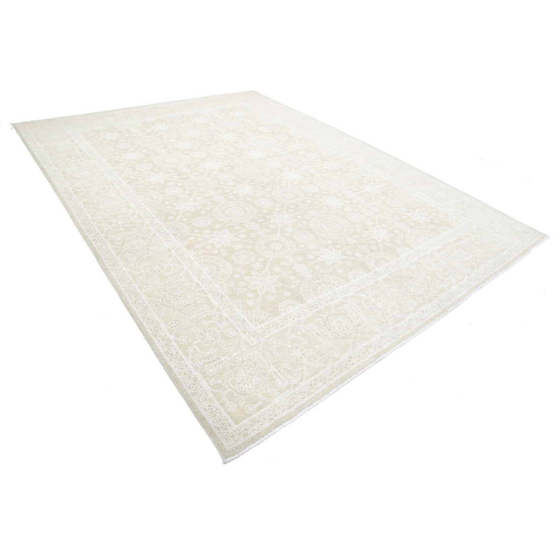 Alfombra de lana fina Serenity anudada a mano - 8'11'' x 12'0''