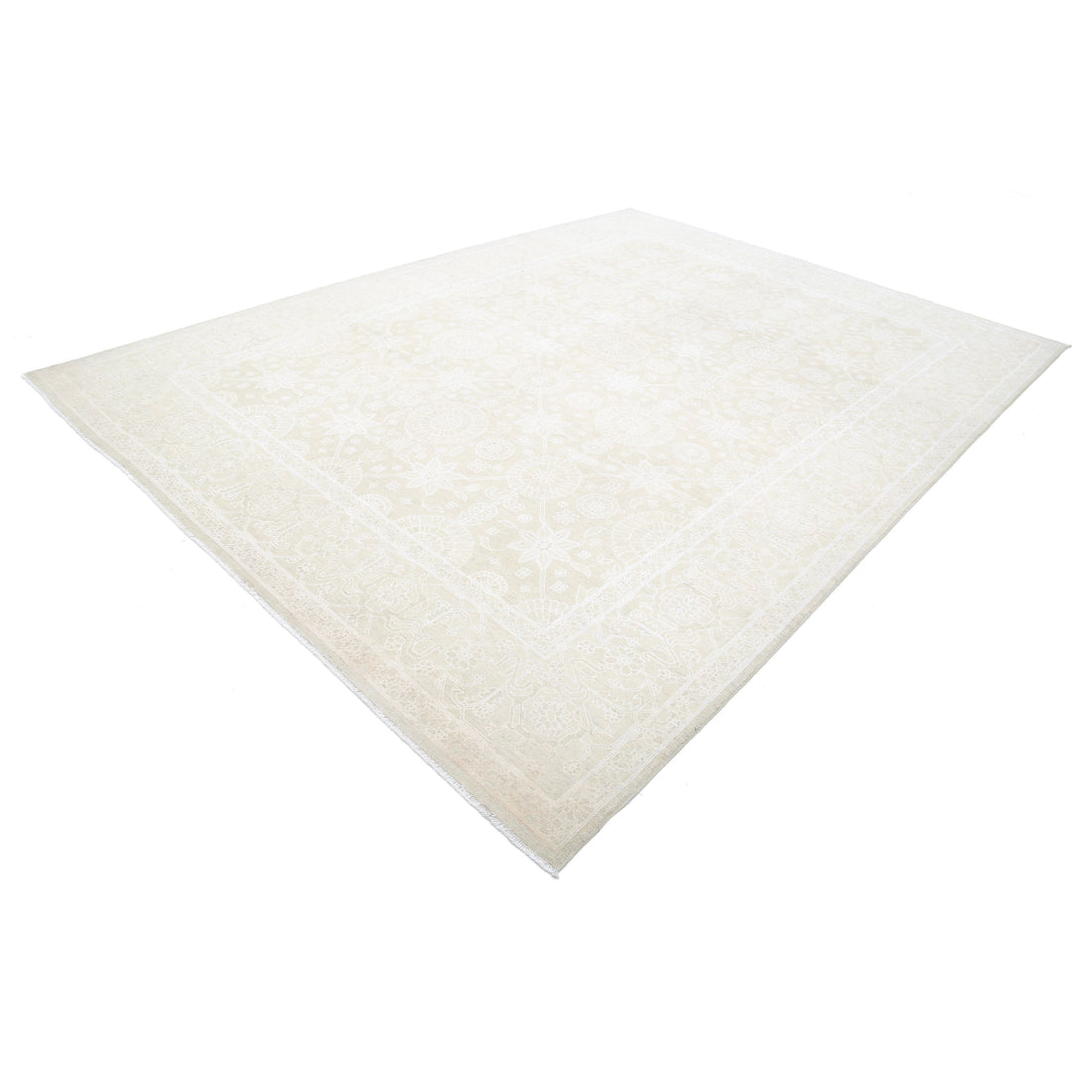 Alfombra de lana fina Serenity anudada a mano - 8'11'' x 12'0''