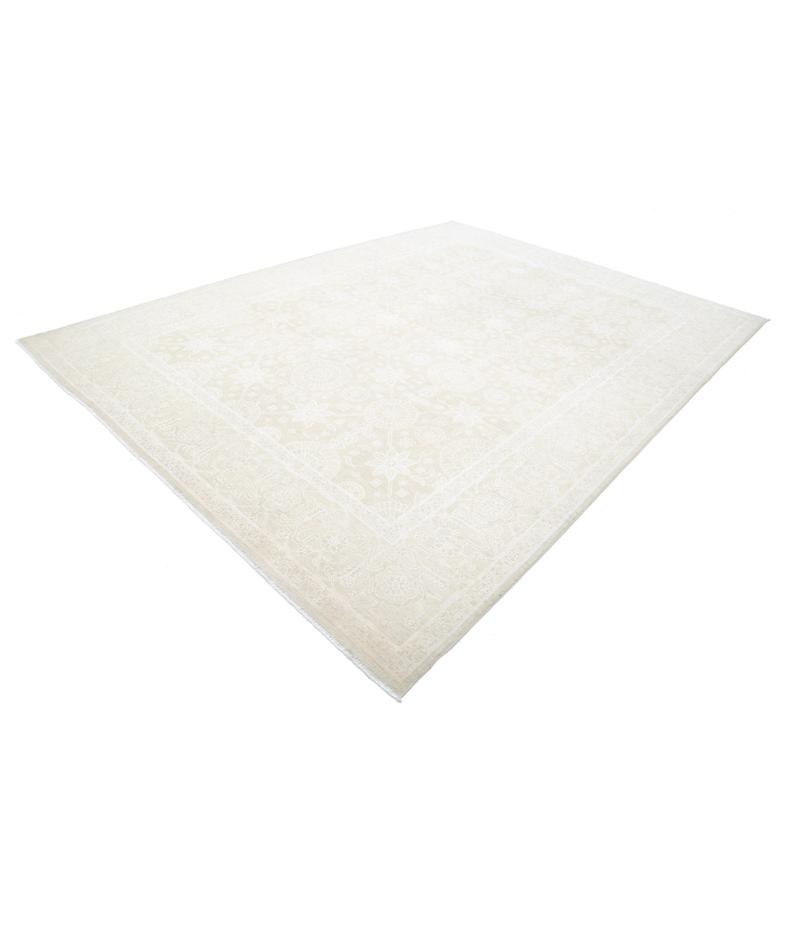Alfombra de lana fina Serenity anudada a mano - 8'11'' x 12'0''
