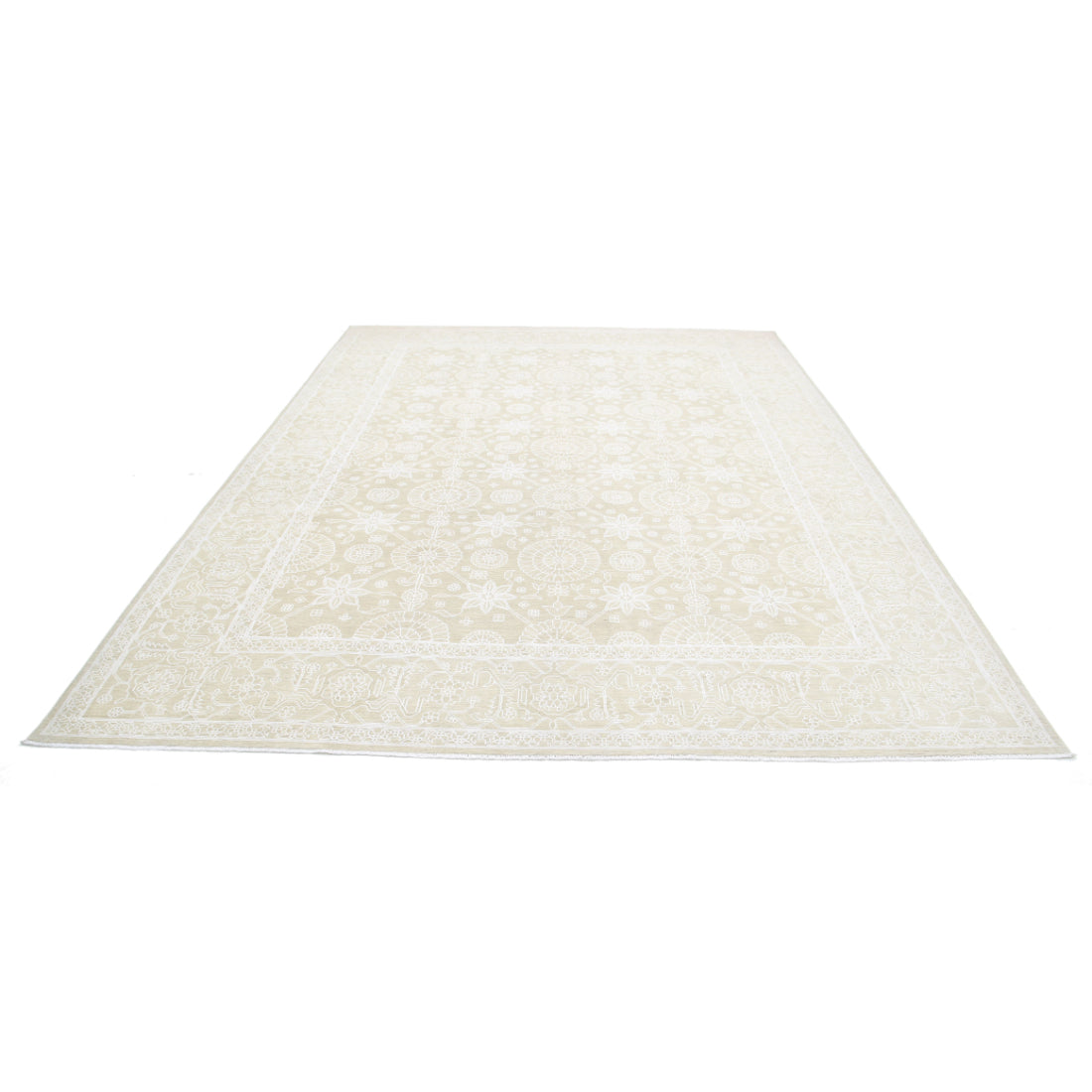 Alfombra de lana fina Serenity anudada a mano - 8'11'' x 12'0''