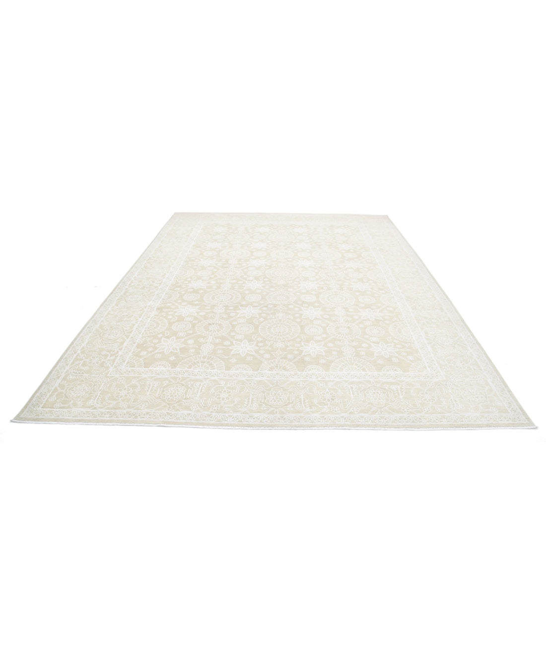 Alfombra de lana fina Serenity anudada a mano - 8'11'' x 12'0''