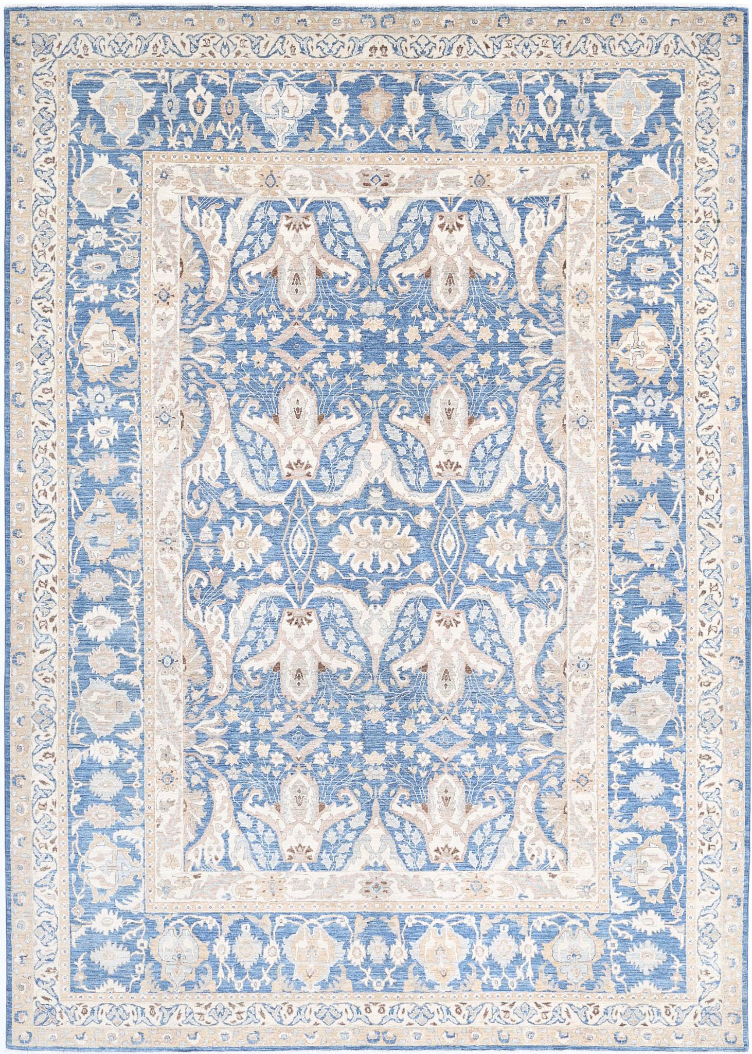 Hand Knotted Fine Serenity Wool Rug - 8'6'' x 11'11''