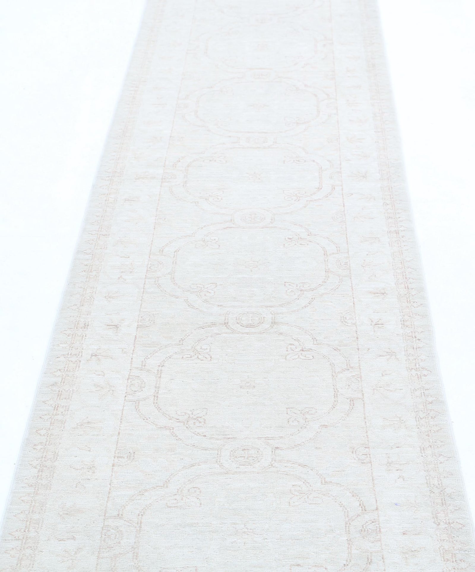 Hand Knotted Fine Serenity Wool Rug - 2'4'' x 10'0''