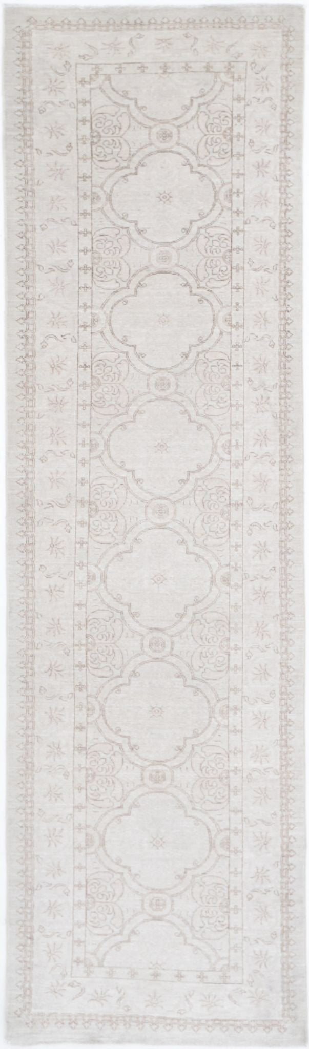 Hand Knotted Fine Serenity Wool Rug - 2'10'' x 10'10''