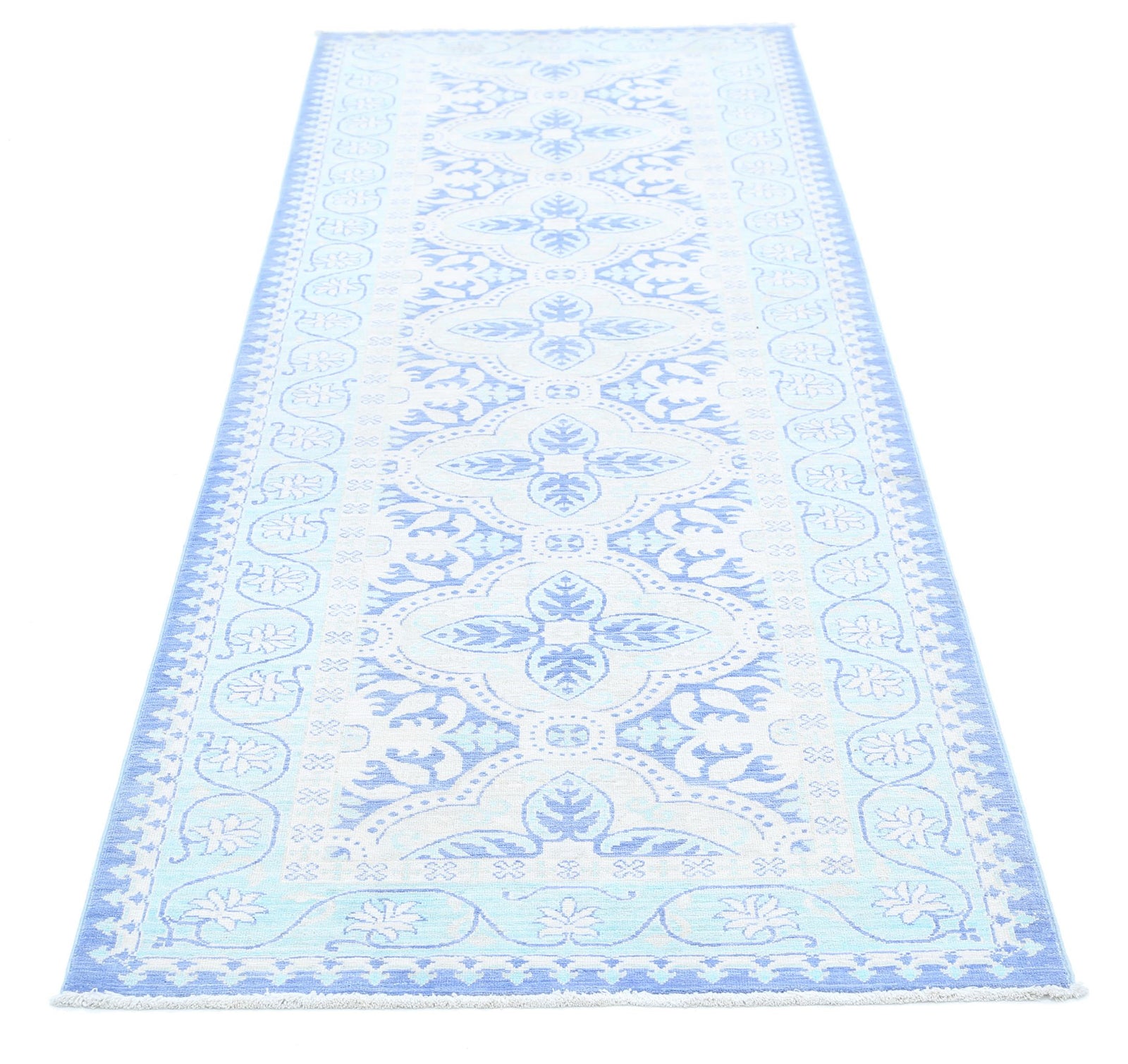 Hand Knotted Fine Serenity Wool Rug - 3'0'' x 9'11''