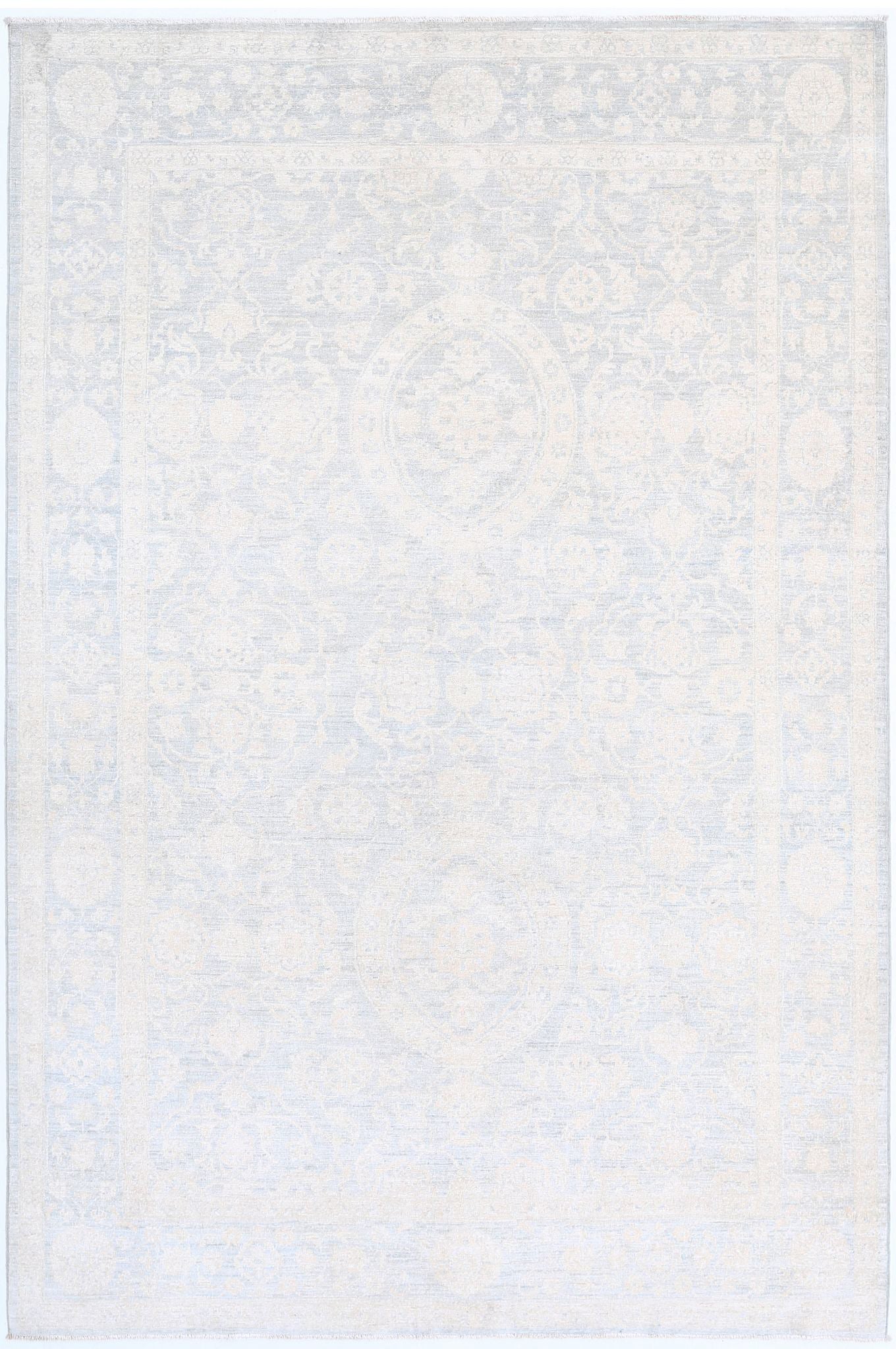 Hand Knotted Fine Serenity Wool Rug - 5'11'' x 8'11''