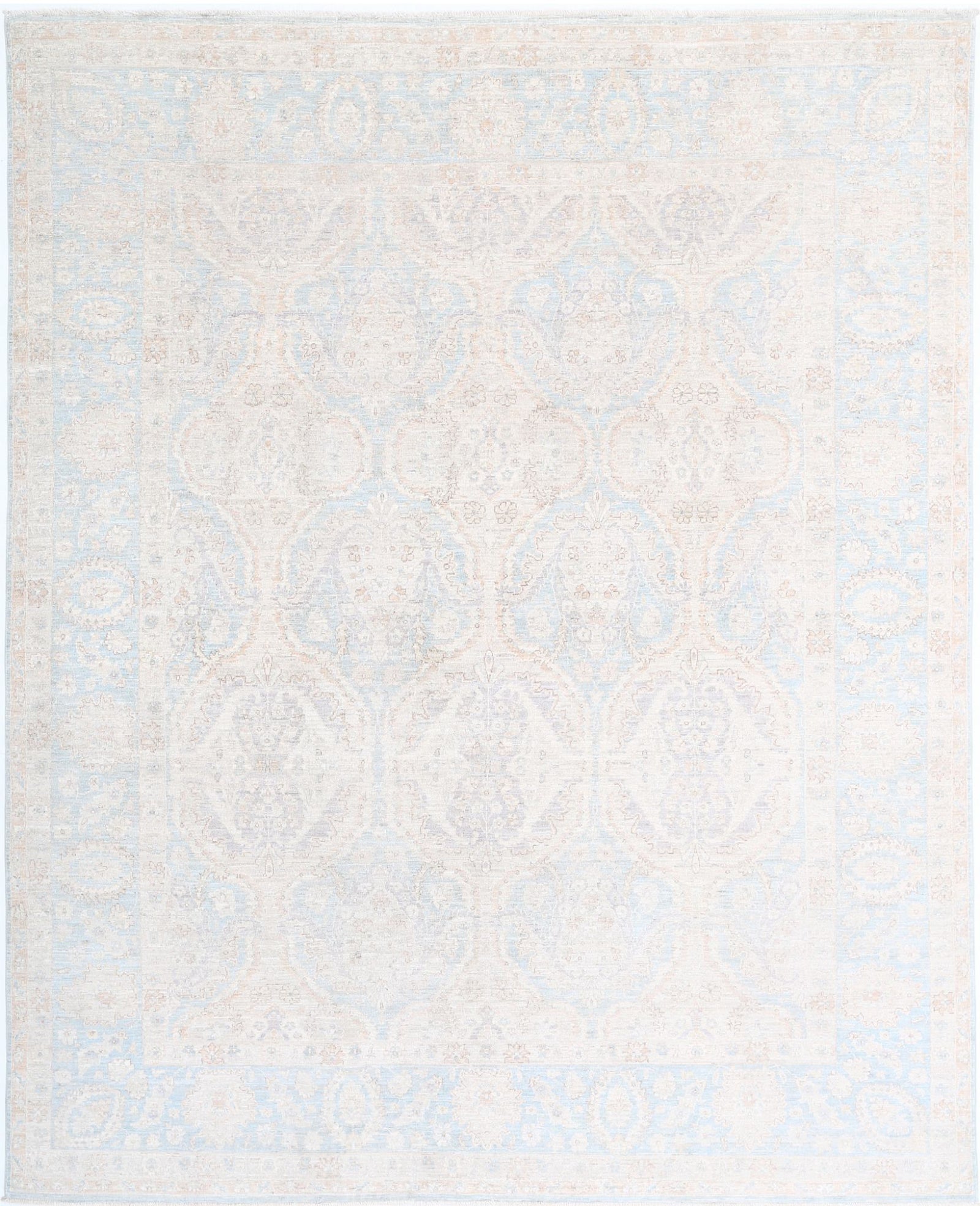 Hand Knotted Fine Serenity Wool Rug - 7'11'' x 9'10''