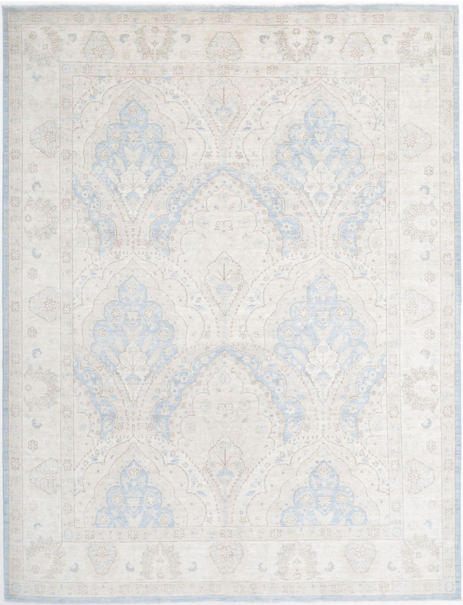 Hand Knotted Fine Serenity Wool Rug - 8'2'' x 10'5''