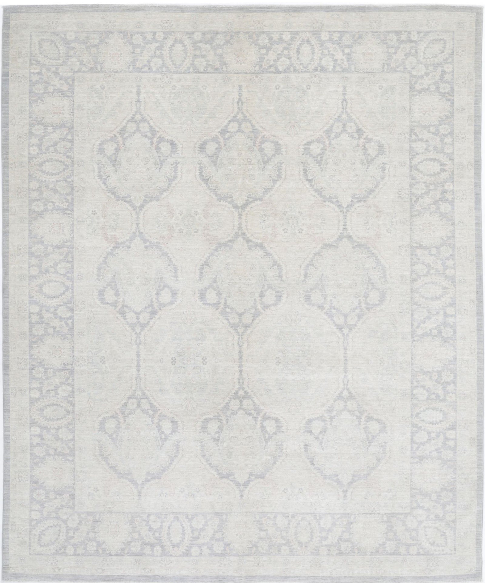 Hand Knotted Fine Serenity Wool Rug - 8'3'' x 9'9''
