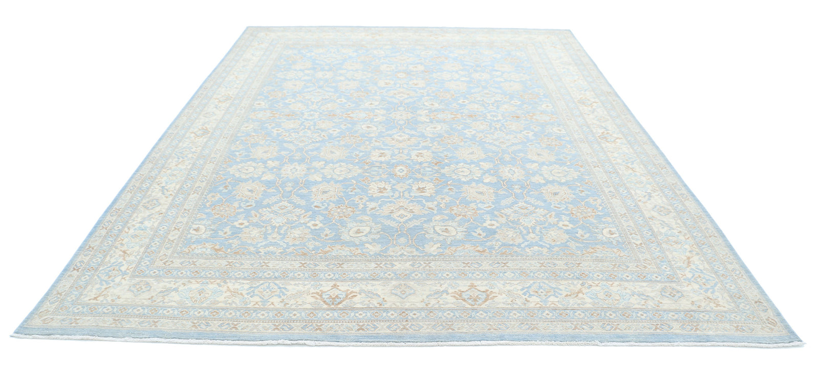 Hand Knotted Fine Serenity Wool Rug - 8'9'' x 11'5''