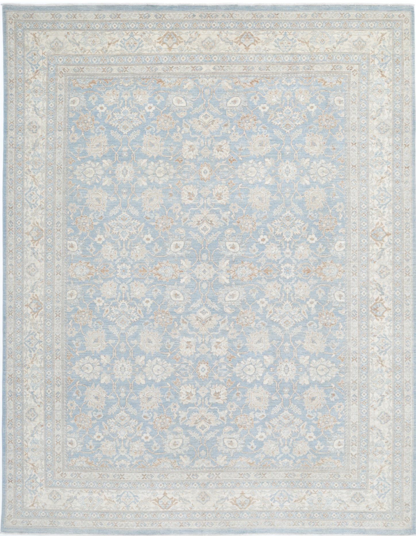 Hand Knotted Fine Serenity Wool Rug - 8'9'' x 11'5''