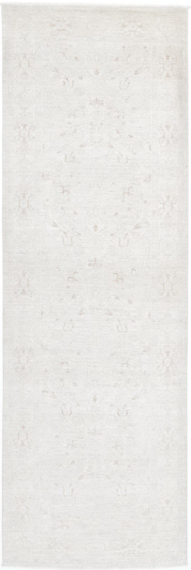 Hand Knotted Fine Serenity Wool Rug - 3'1'' x 10'1''