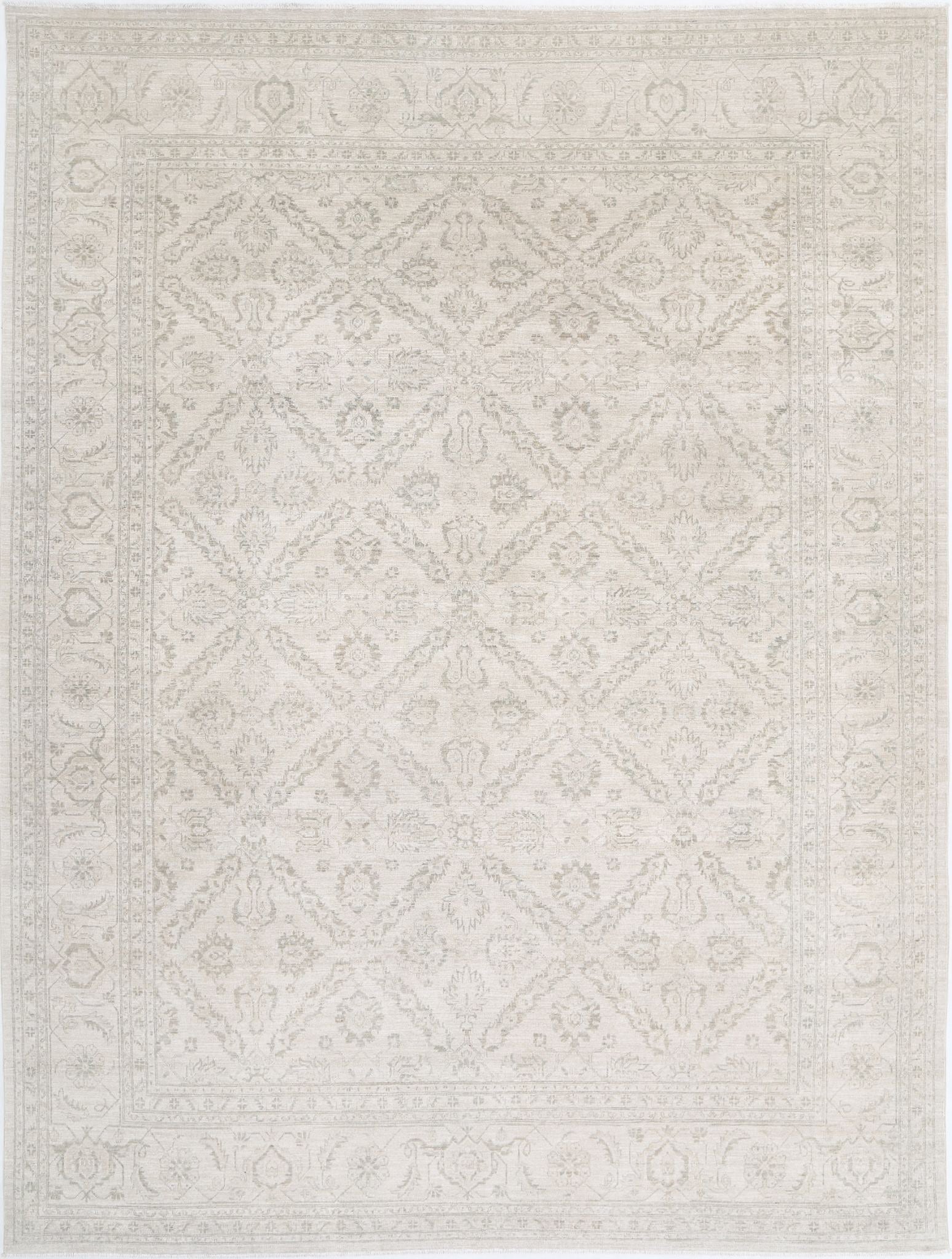 Hand Knotted Fine Serenity Wool Rug - 9'9'' x 12'10''