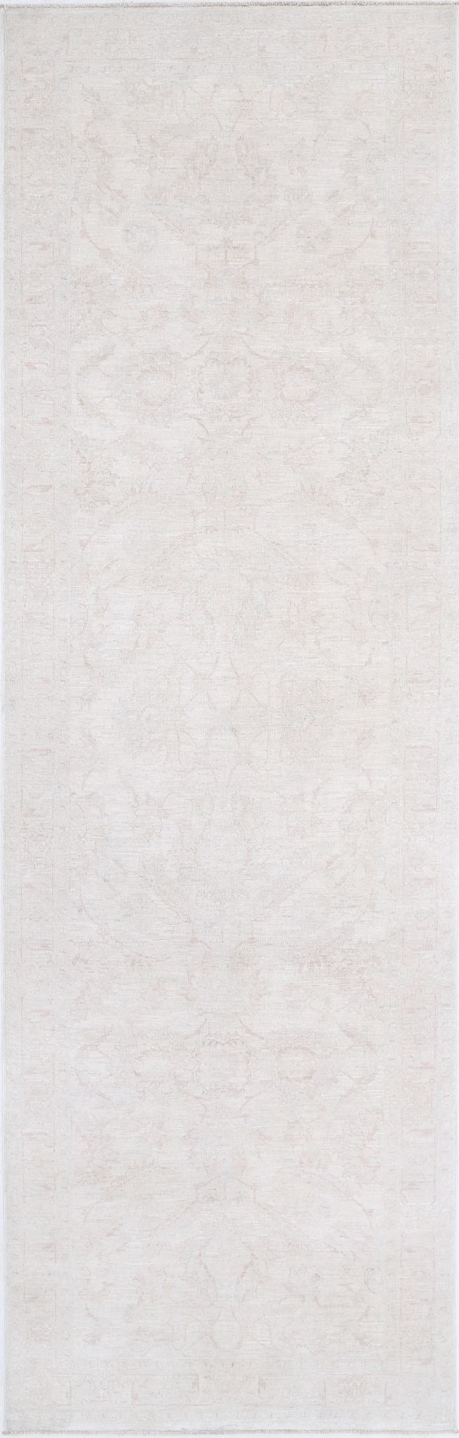 Hand Knotted Fine Serenity Wool Rug - 3'10'' x 12'6''
