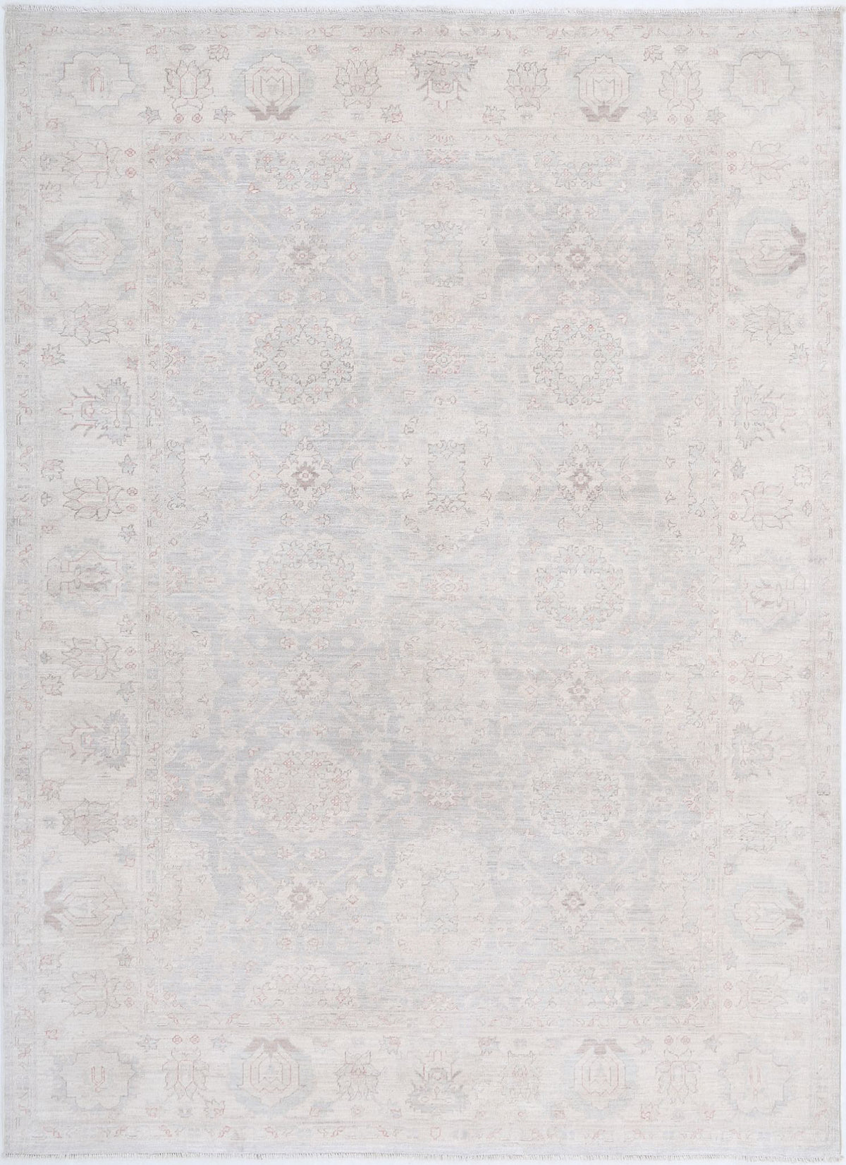 Hand Knotted Fine Serenity Wool Rug - 6&#39;0&#39;&#39; x 8&#39;4&#39;&#39;