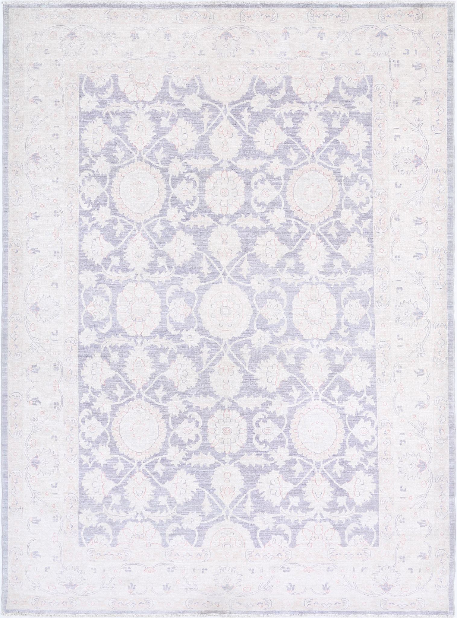 Hand Knotted Fine Serenity Wool Rug - 6'4'' x 8'5''