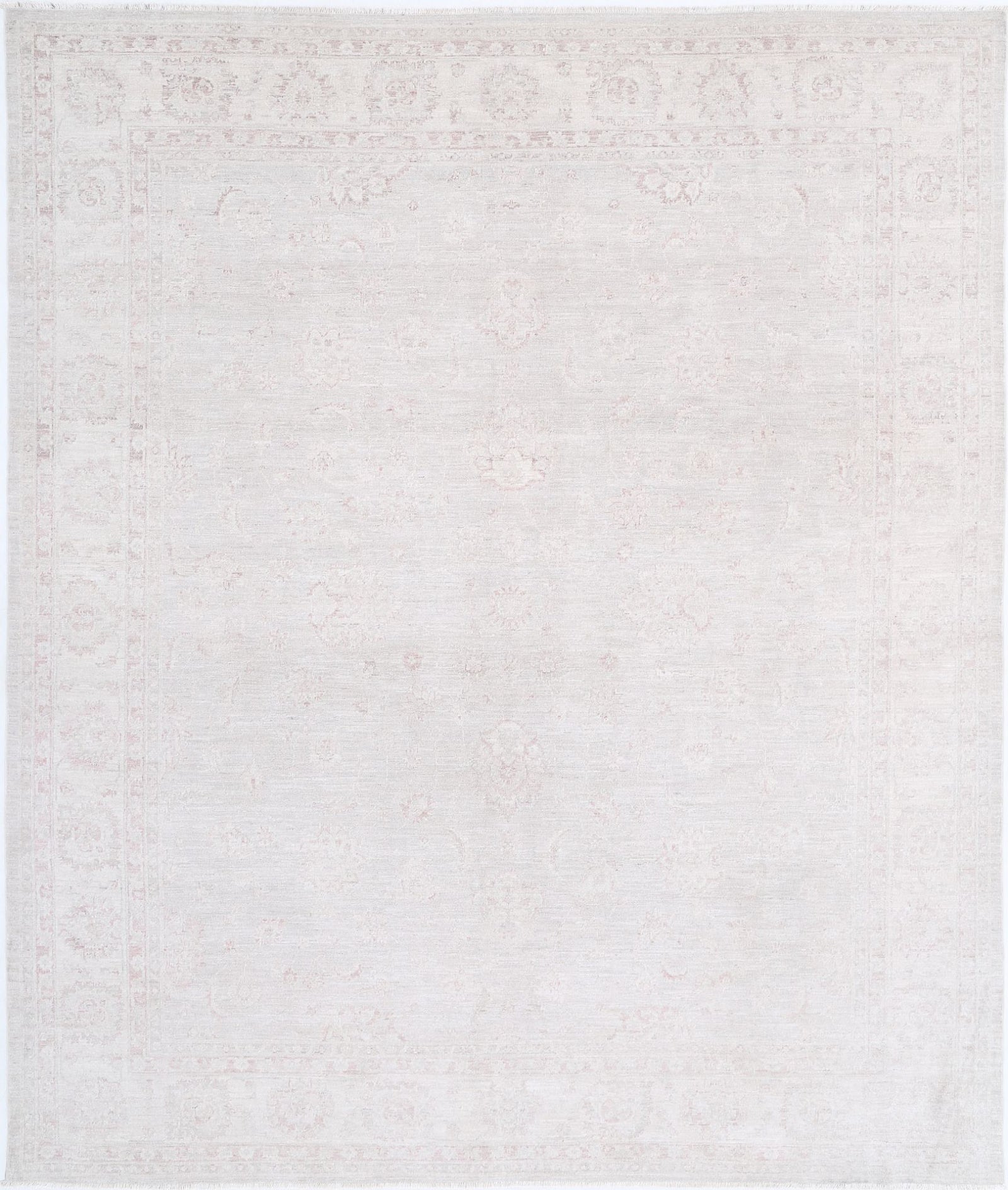 Hand Knotted Fine Serenity Wool Rug - 8'1'' x 9'9''