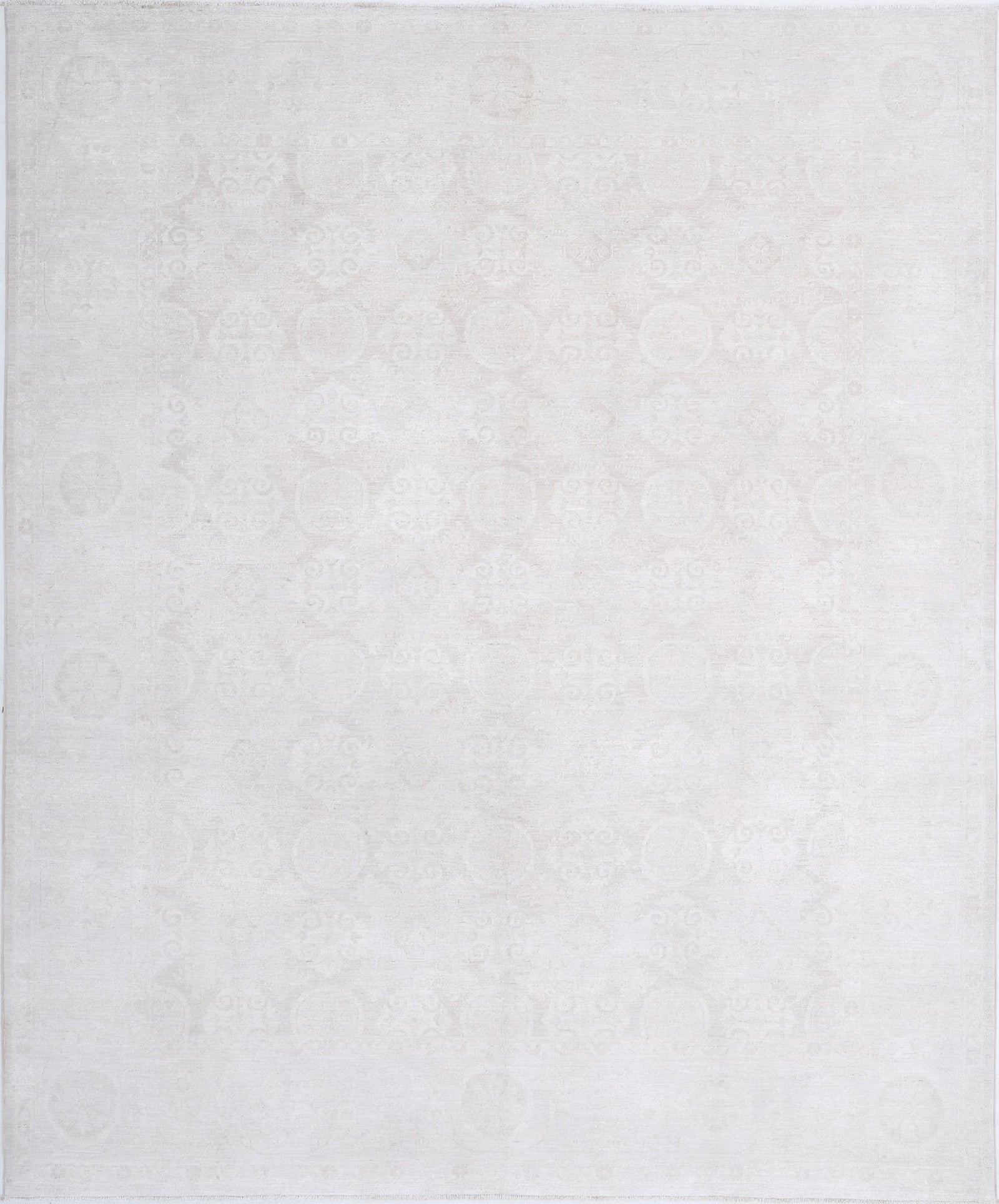 Hand Knotted Fine Serenity Wool Rug - 8'1'' x 9'8''
