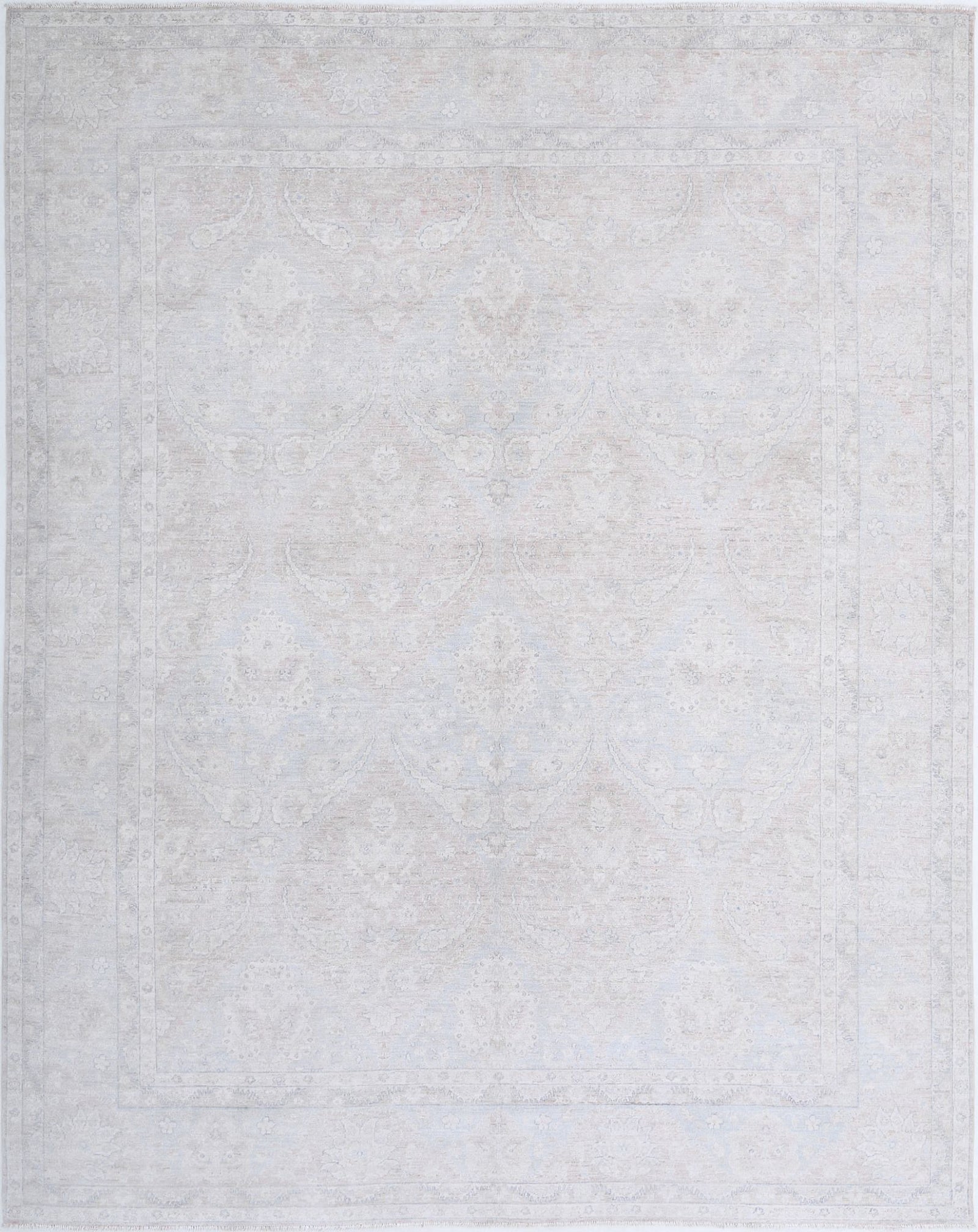 Hand Knotted Fine Serenity Wool Rug - 7'10'' x 9'8''