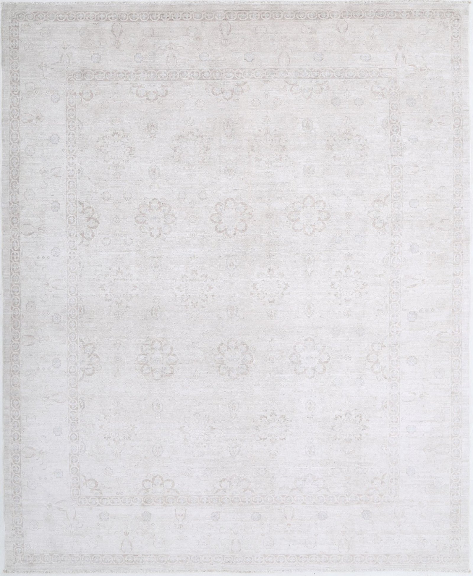 Hand Knotted Fine Serenity Wool Rug - 7'11'' x 9'9''