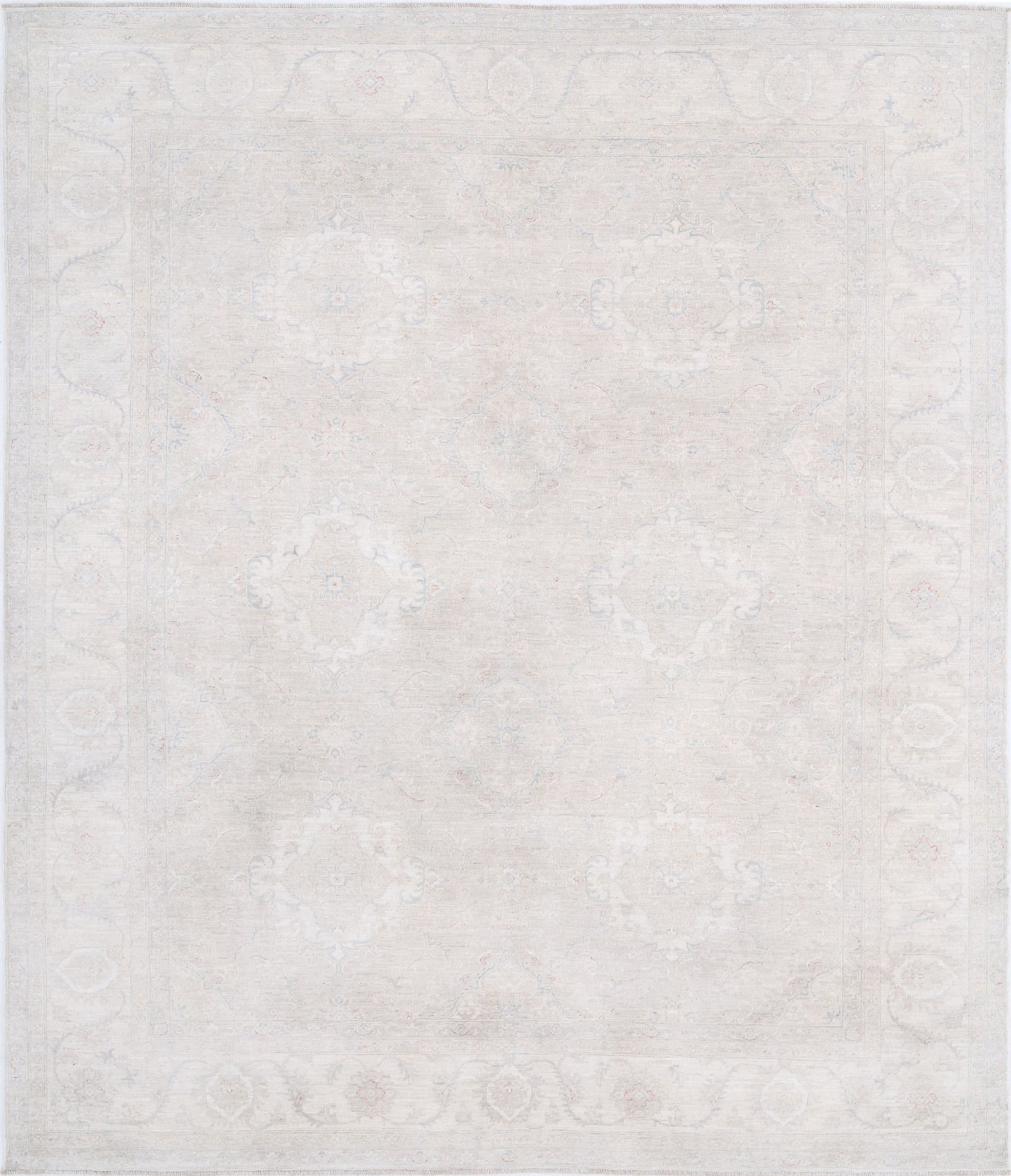 Hand Knotted Fine Serenity Wool Rug - 8'1'' x 9'4''
