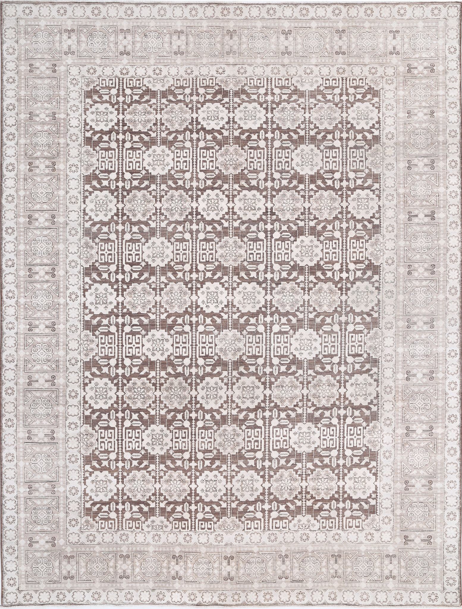 Hand Knotted Fine Serenity Wool Rug - 8'9'' x 11'6''