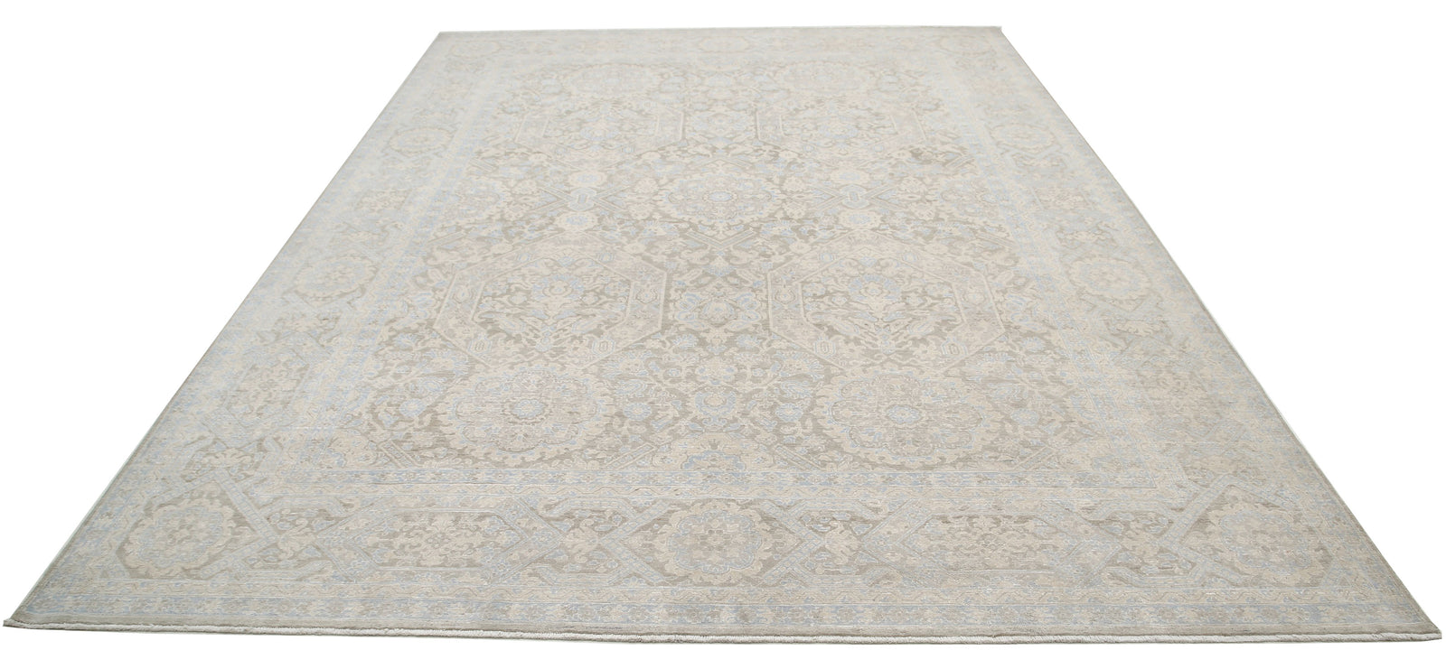 Hand Knotted Fine Serenity Wool Rug - 8'9'' x 11'10''