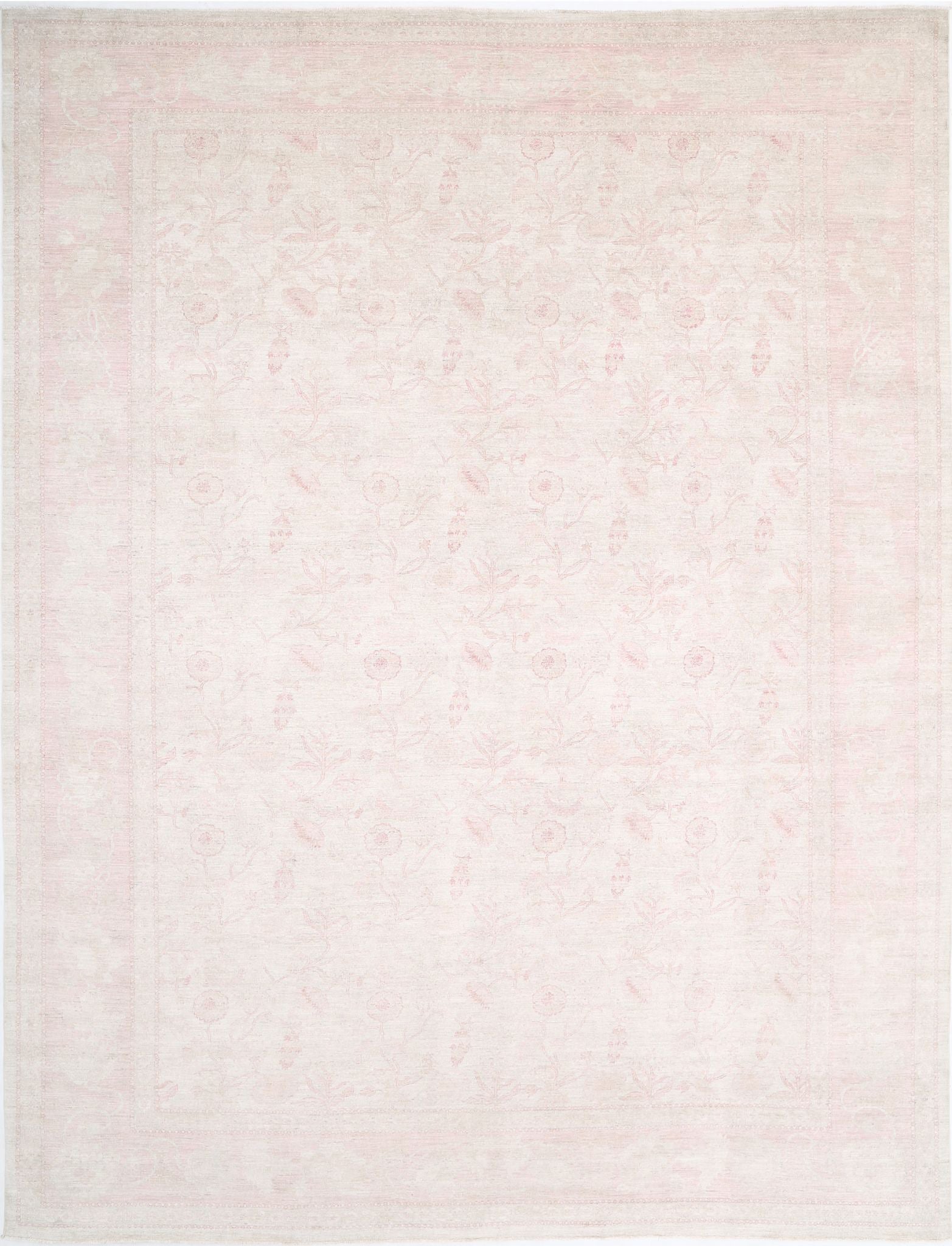 Hand Knotted Fine Serenity Wool Rug - 13'9'' x 17'7''