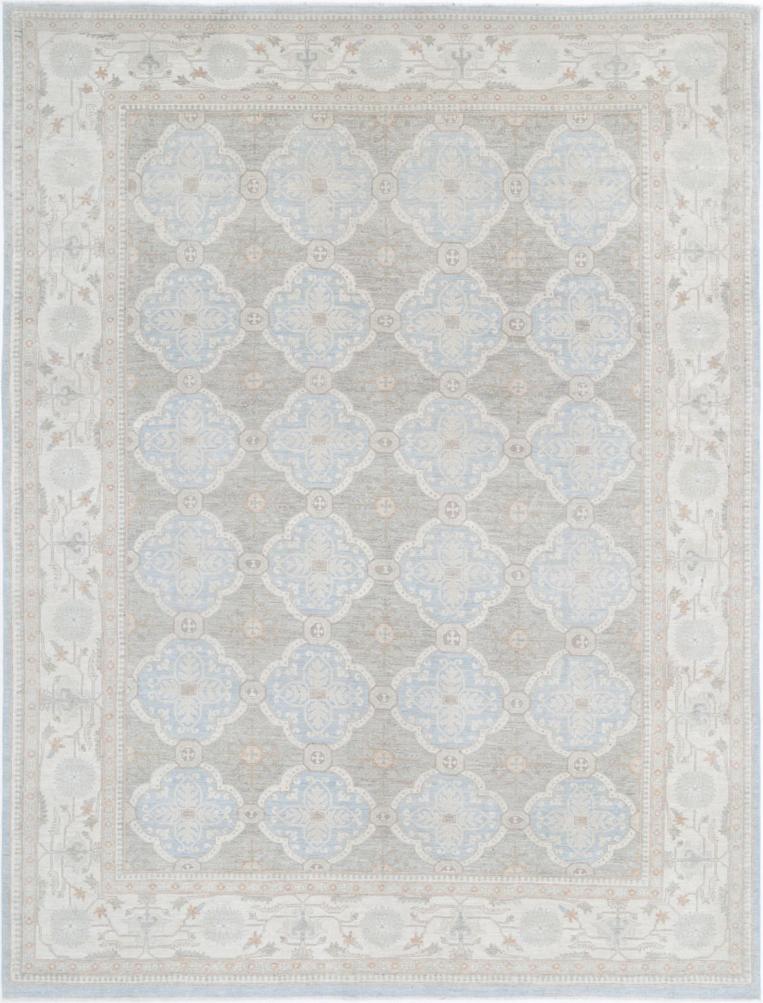 Hand Knotted Fine Serenity Wool Rug - 8'9'' x 11'6''
