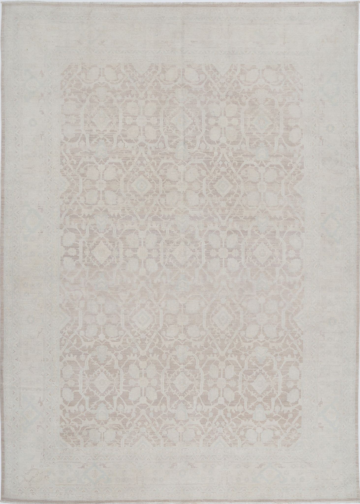 Hand Knotted Fine Serenity Wool Rug - 8'10'' x 11'9''