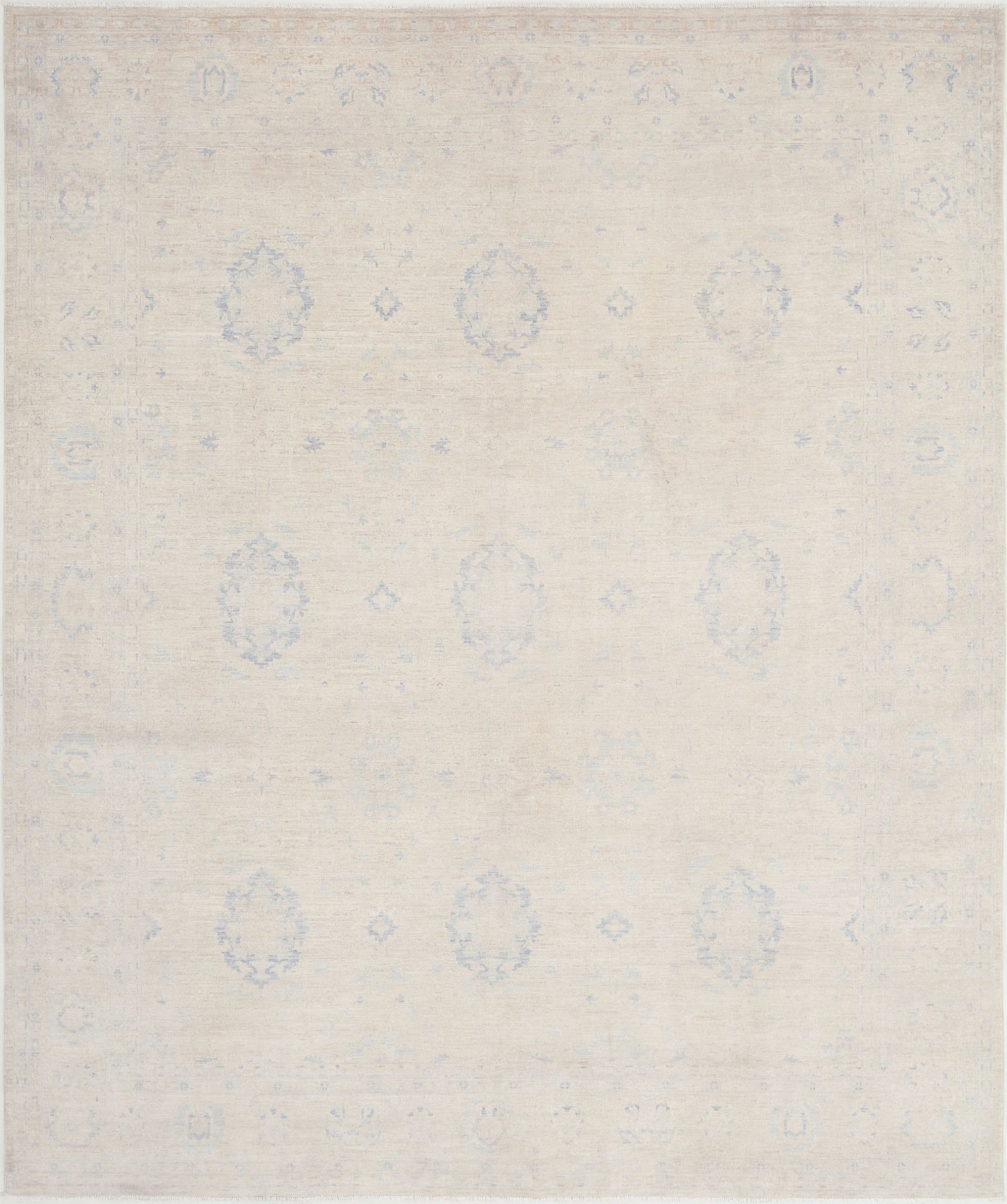 Hand Knotted Fine Serenity Wool Rug - 8'1'' x 9'8''