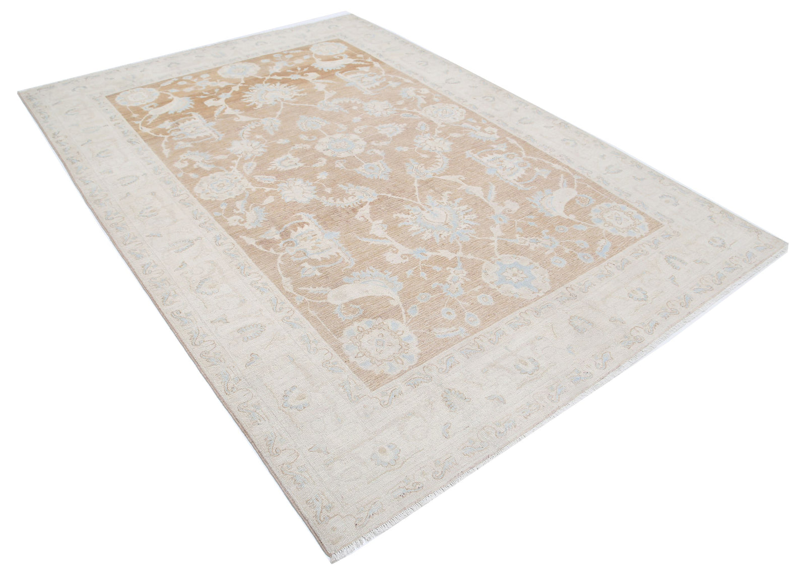 Hand Knotted Fine Serenity Wool Rug - 6'5'' x 8'10''