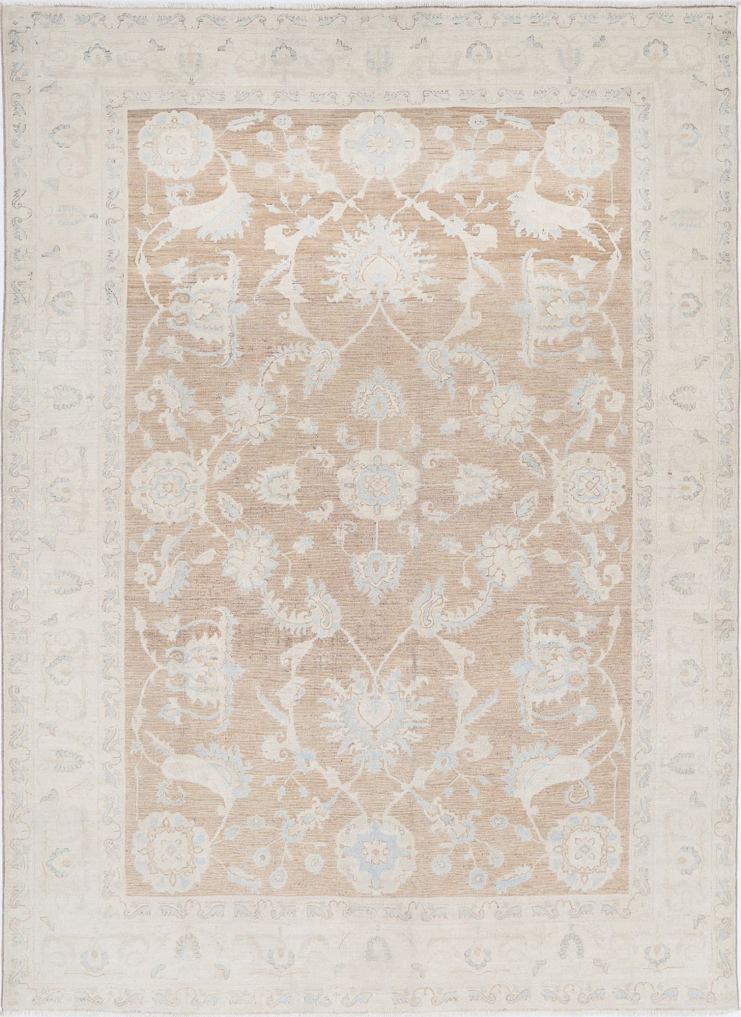Hand Knotted Fine Serenity Wool Rug - 6'5'' x 8'10''