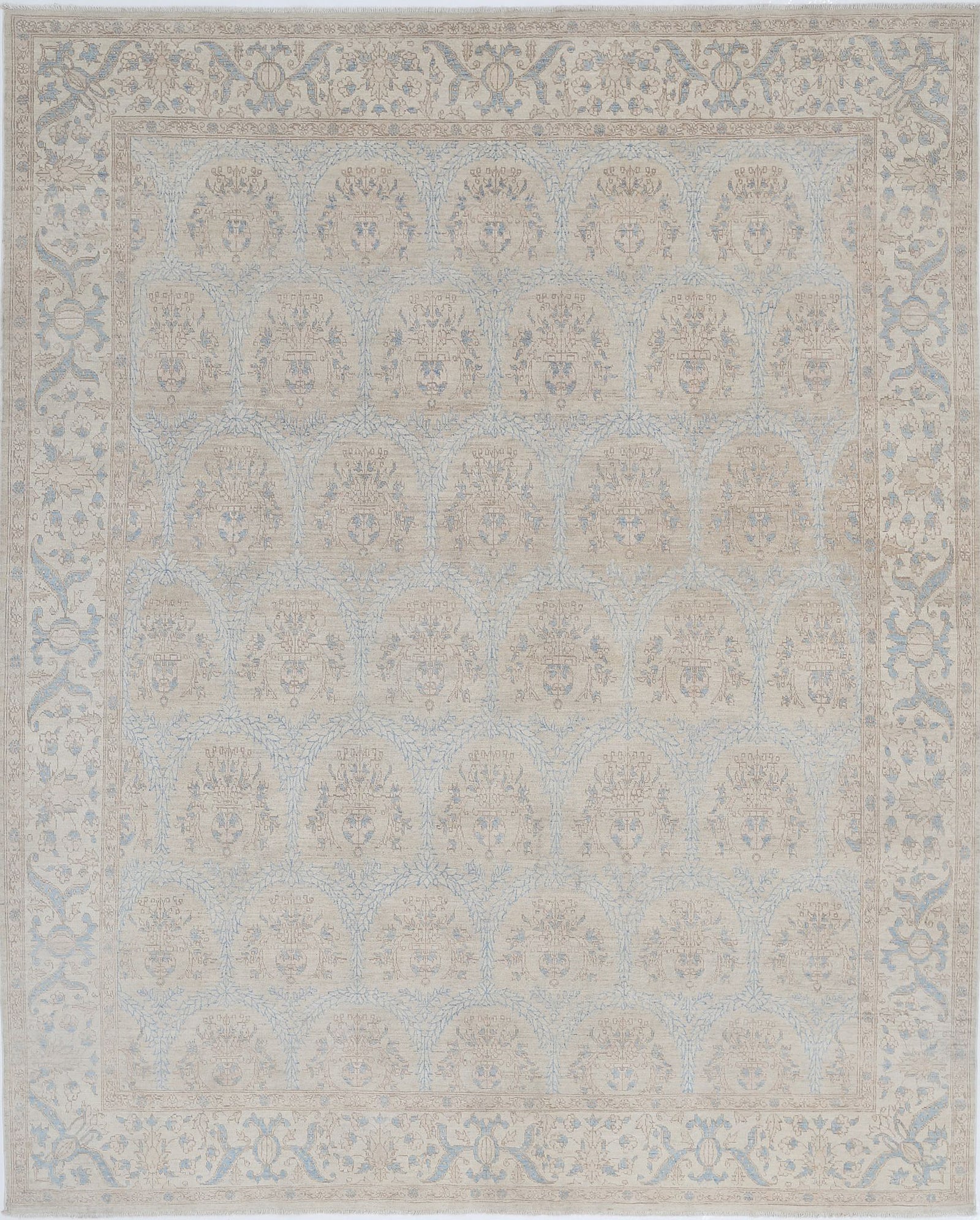 Hand Knotted Fine Serenity Wool Rug - 7'7'' x 9'5''