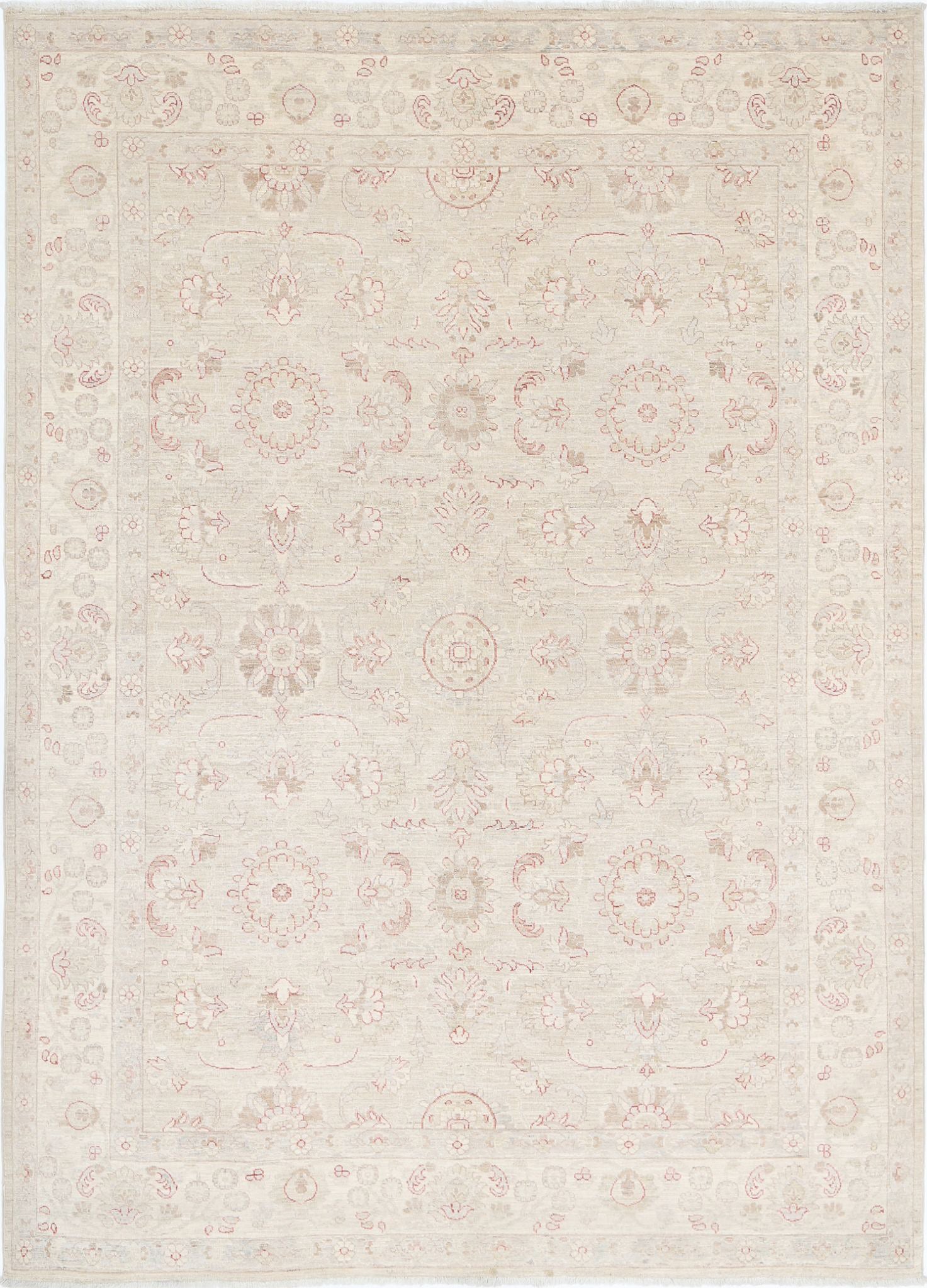 Hand Knotted Fine Serenity Wool Rug - 5'11'' x 8'3''