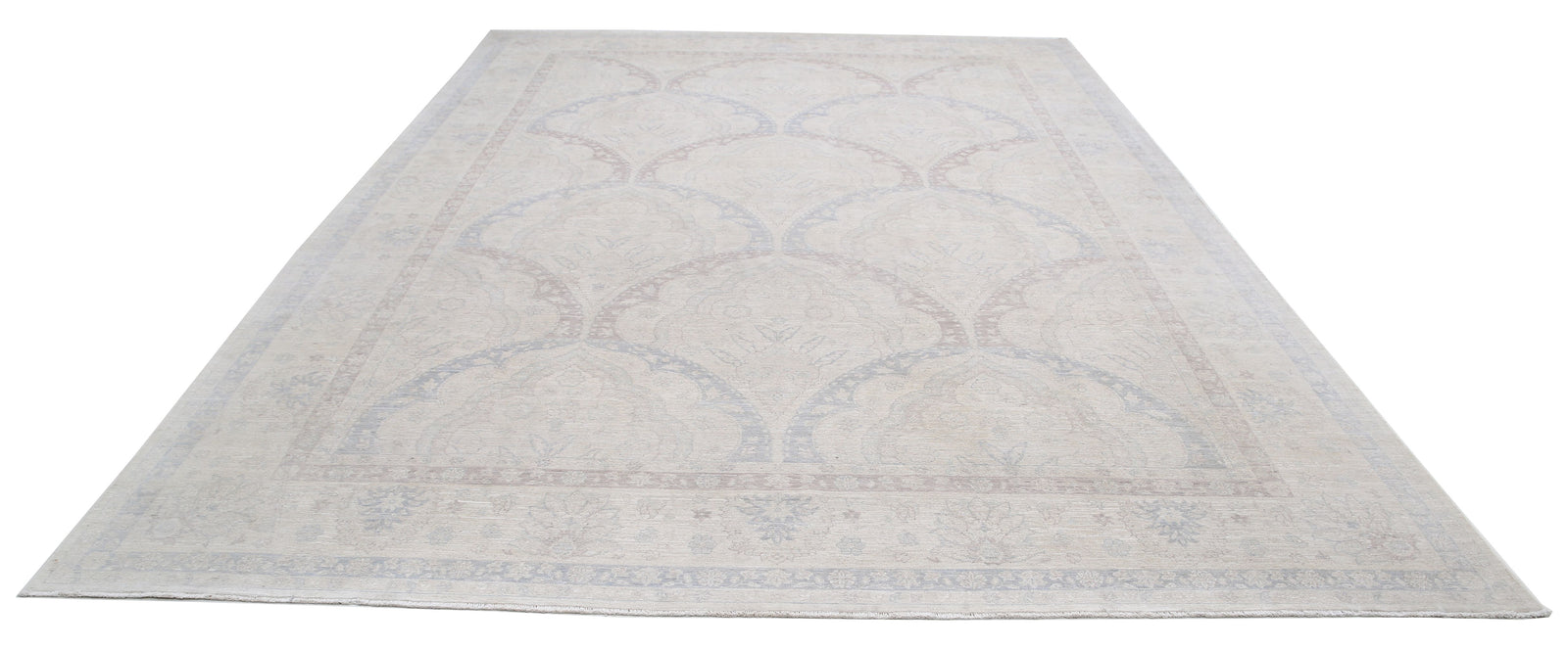 Hand Knotted Fine Serenity Wool Rug - 9'9'' x 13'8''