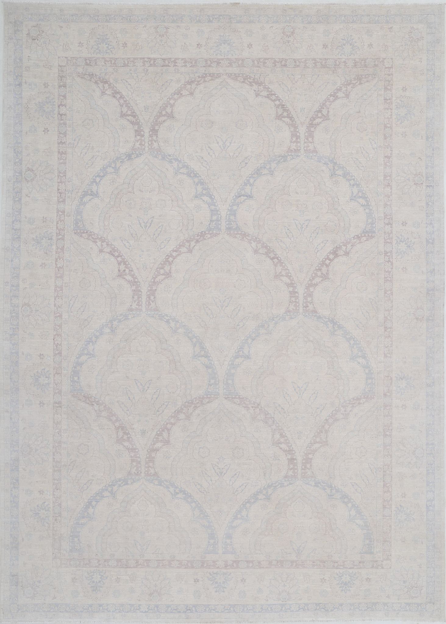 Hand Knotted Fine Serenity Wool Rug - 9'9'' x 13'8''