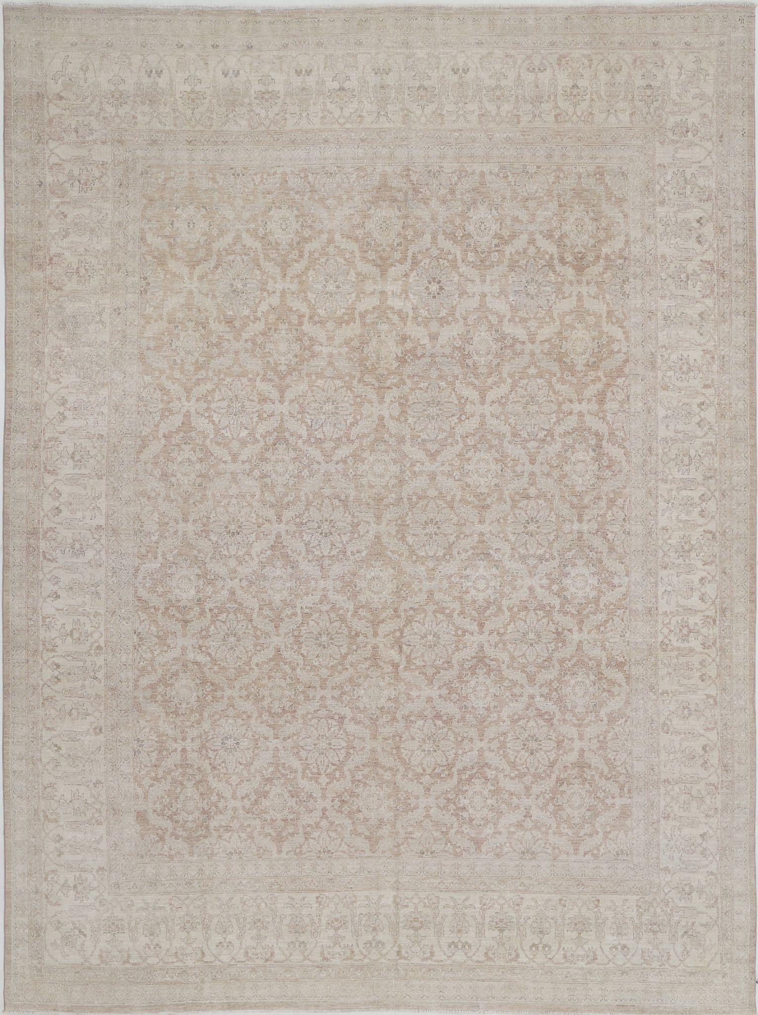 Hand Knotted Fine Serenity Wool Rug - 8'8'' x 11'7''