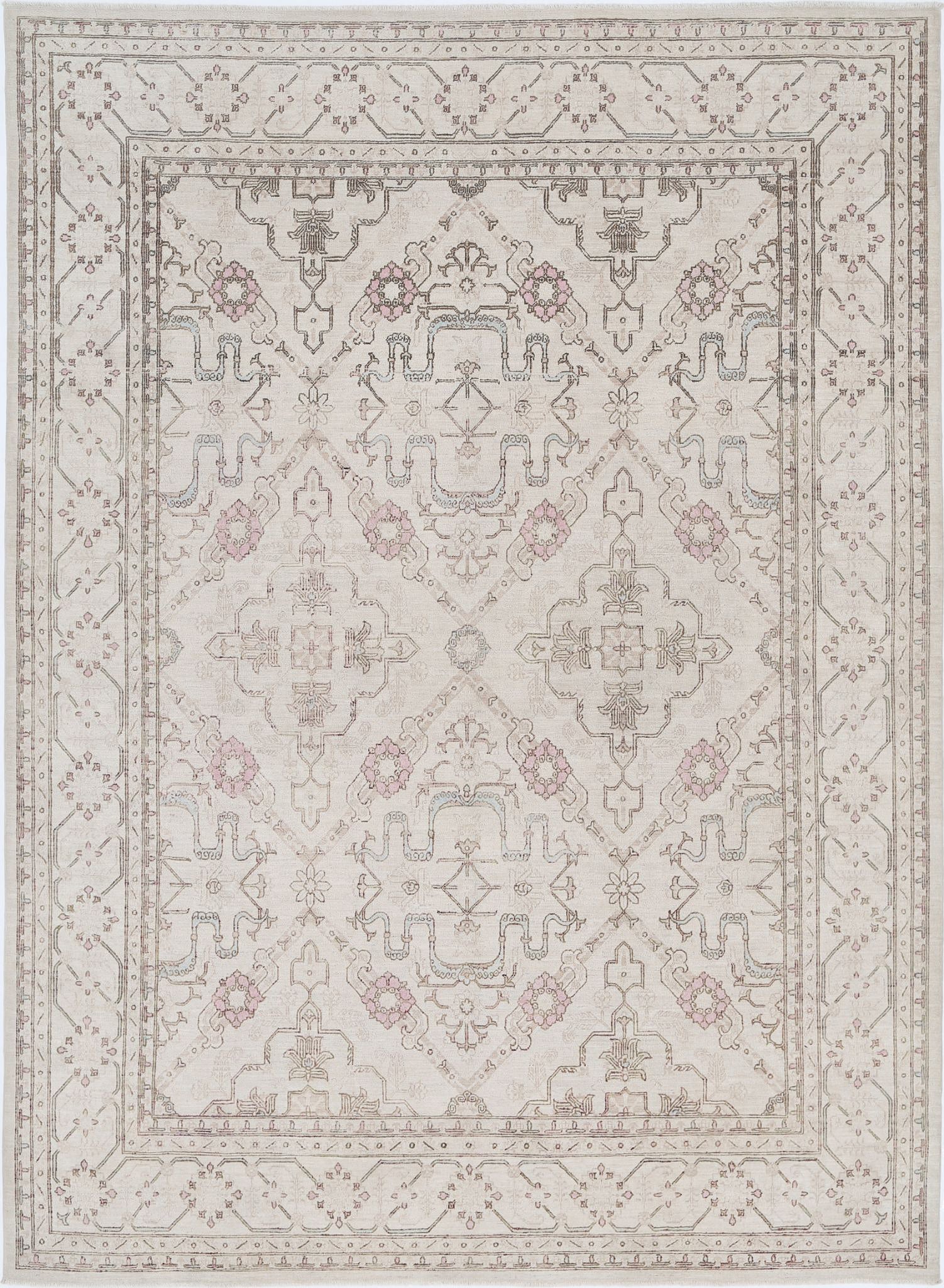 Hand Knotted Fine Serenity Wool Rug - 8'0'' x 10'9''