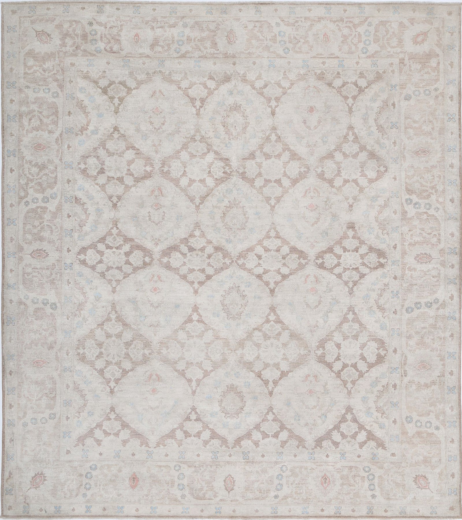 Hand Knotted Fine Serenity Wool Rug - 8'0'' x 9'1''