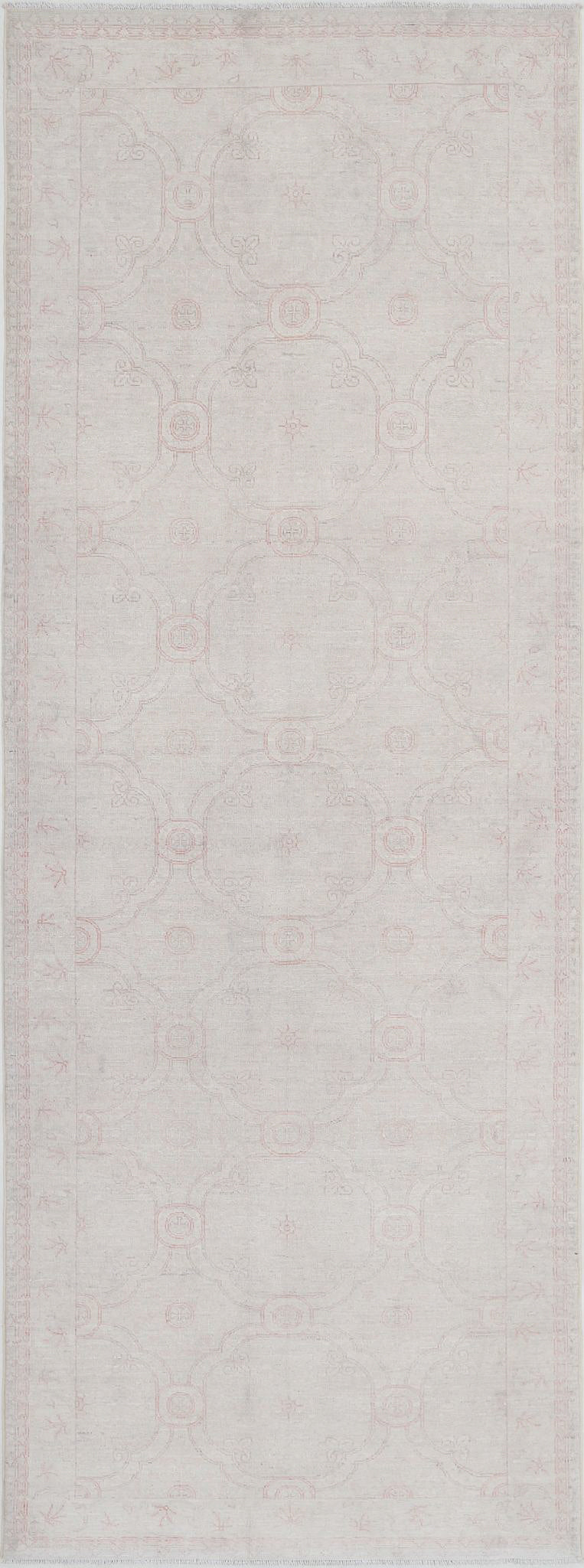Hand Knotted Fine Serenity Wool Rug - 3'10'' x 11'2''