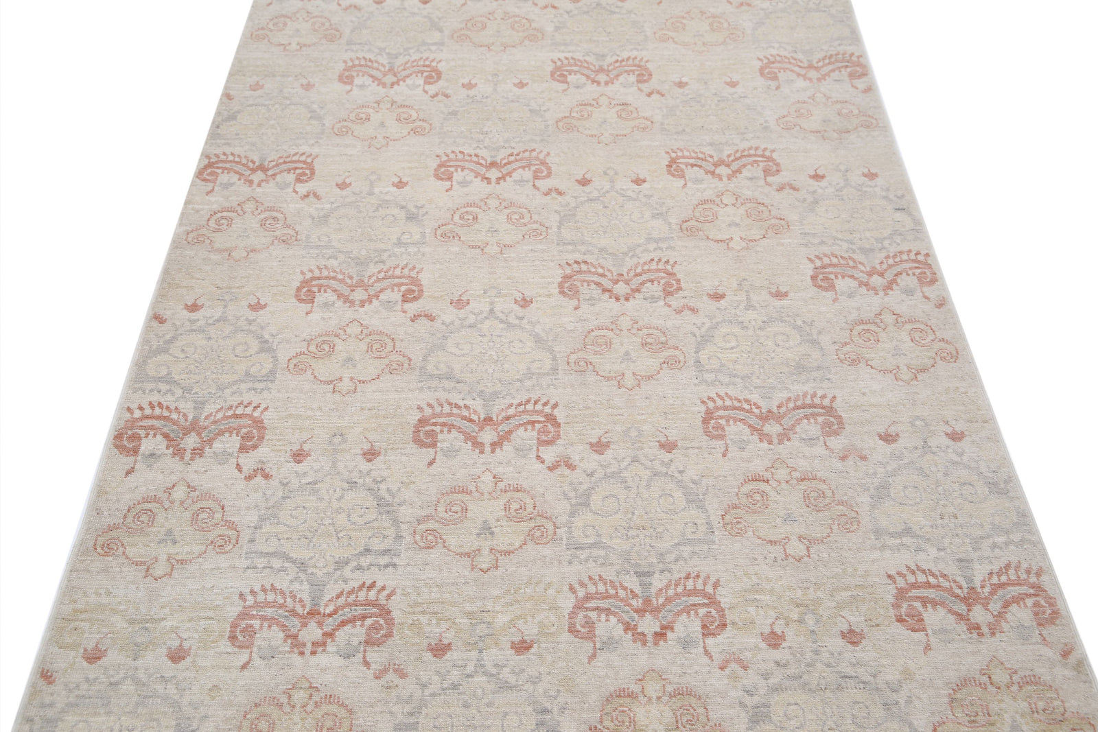 Hand Knotted Fine Serenity Wool Rug - 4'0'' x 10'2''