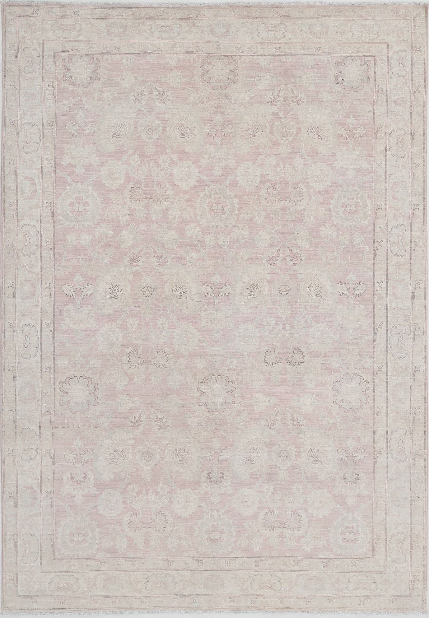 Hand Knotted Fine Serenity Wool Rug - 6'0'' x 8'10''