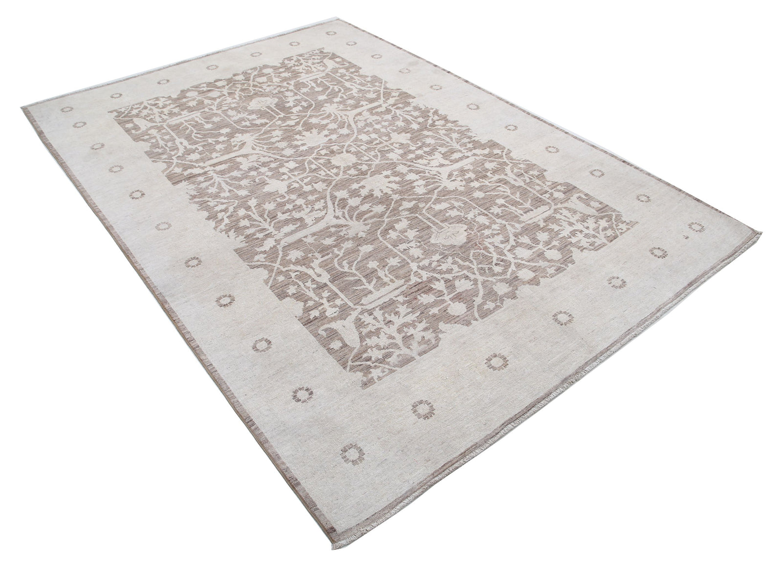 Hand Knotted Fine Serenity Wool Rug - 6'0'' x 8'2''